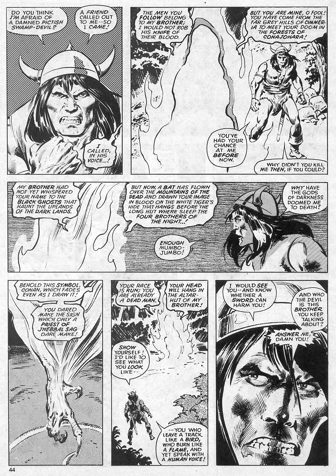 Read online The Savage Sword Of Conan comic -  Issue #27 - 44