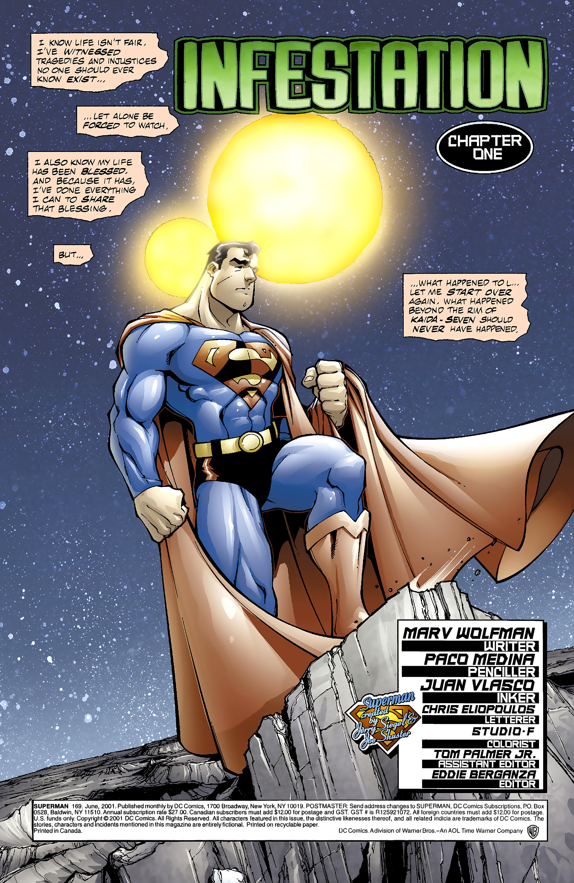 Read online Superman (1987) comic -  Issue #169 - 2