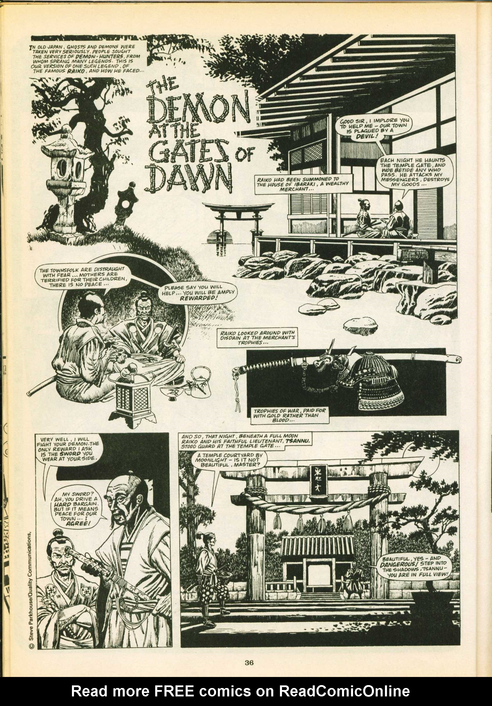 Read online Warrior comic -  Issue #18 - 36