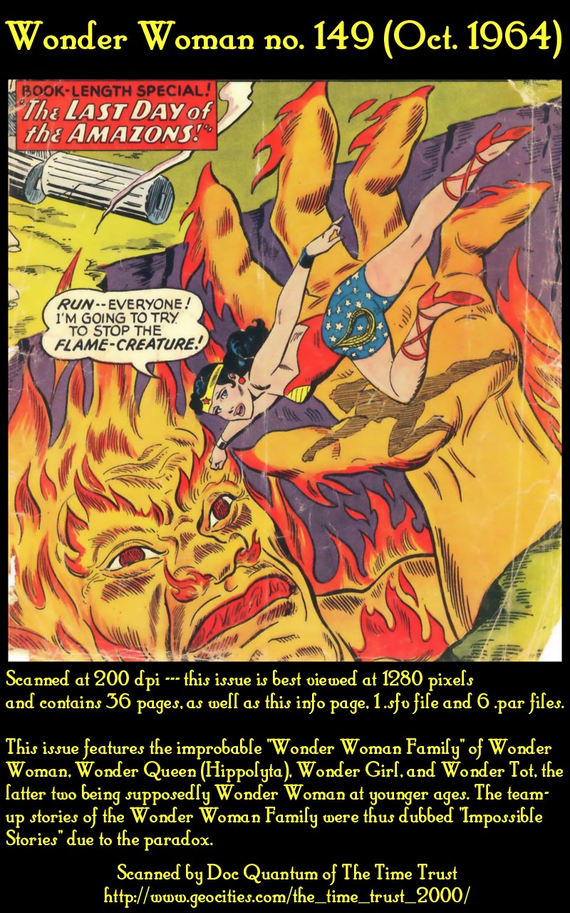 Read online Wonder Woman (1942) comic -  Issue #149 - 1