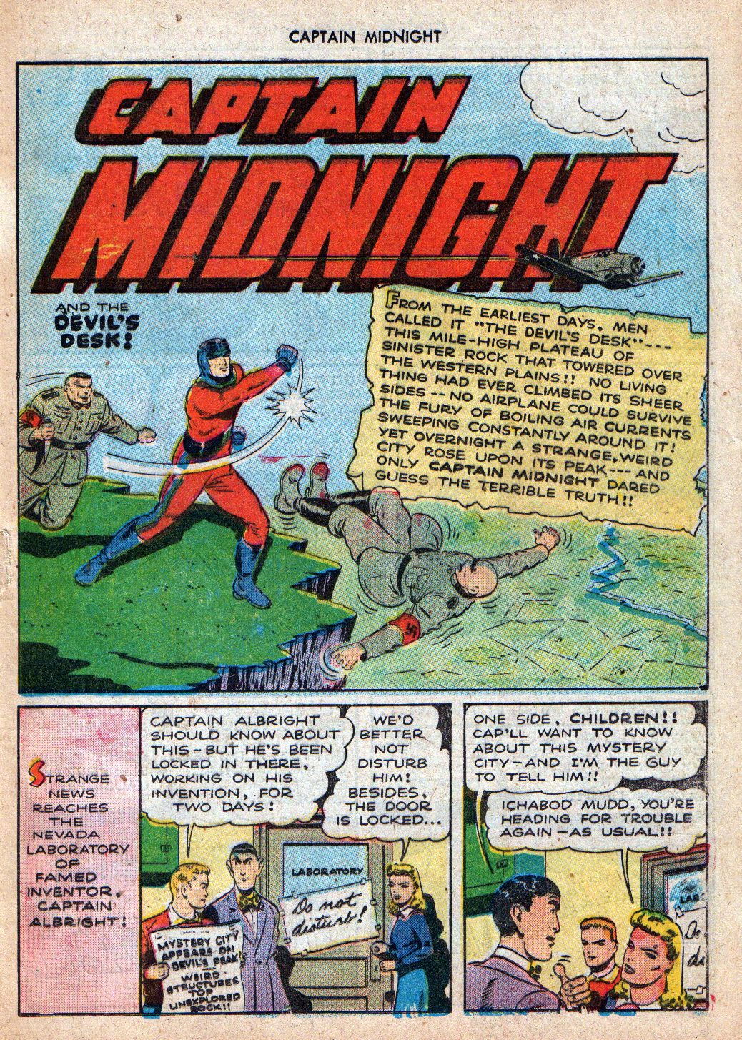 Read online Captain Midnight (1942) comic -  Issue #19 - 25