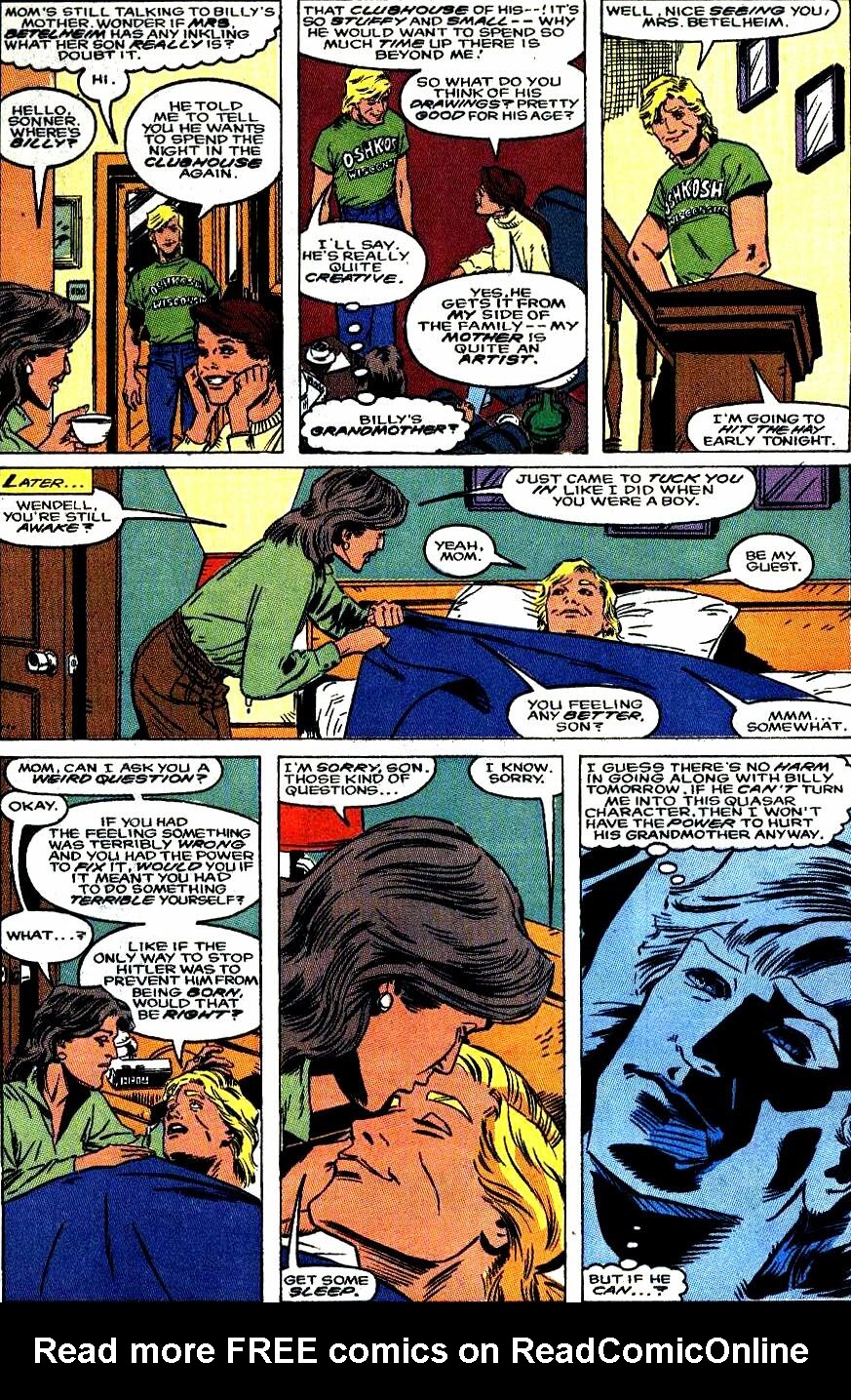 Read online Quasar comic -  Issue #18 - 17