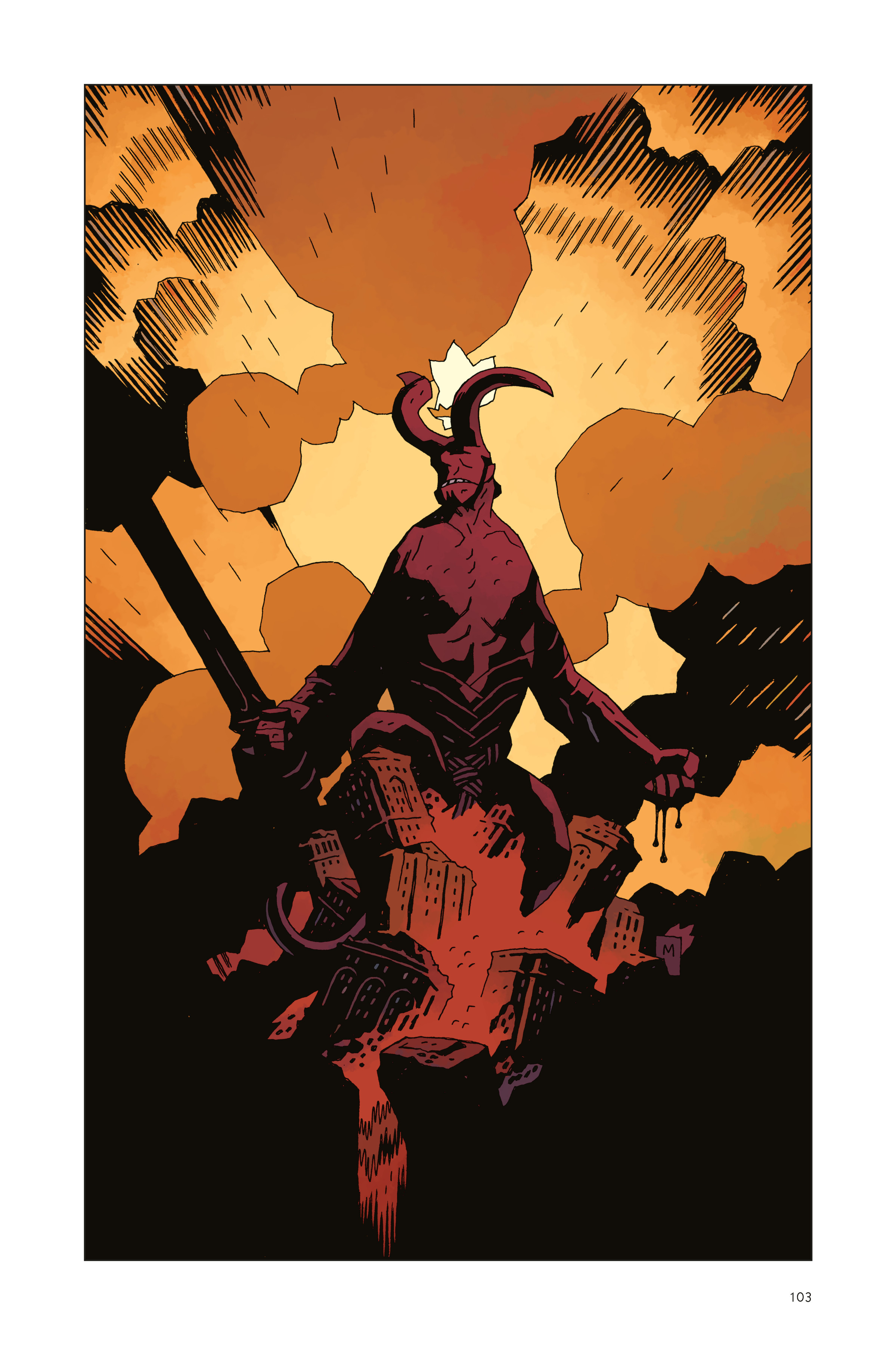 Read online Hellboy: 25 Years of Covers comic -  Issue # TPB (Part 2) - 5
