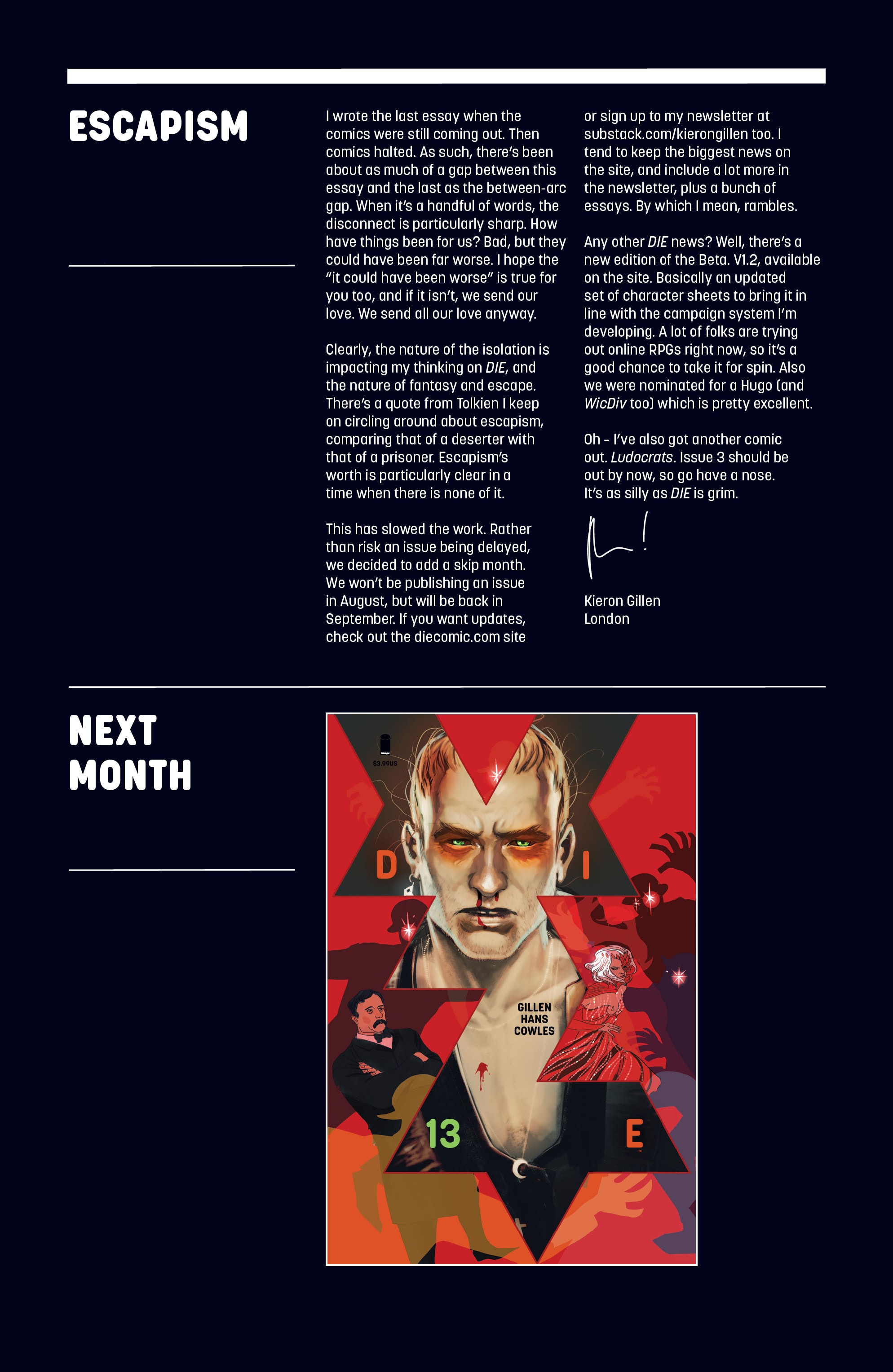 Read online Die comic -  Issue #12 - 28