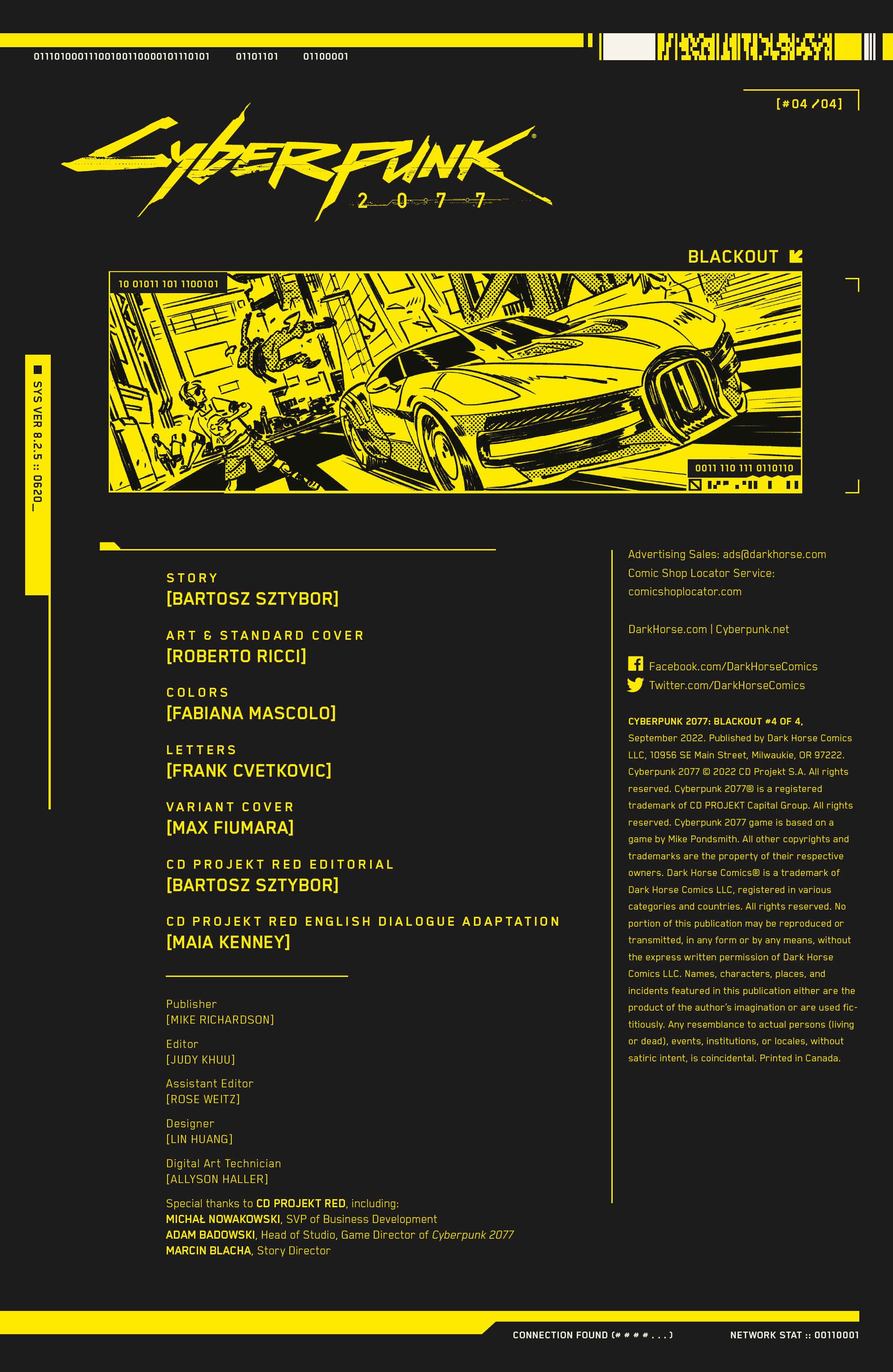 Read online Cyberpunk 2077: Blackout comic -  Issue #4 - 2