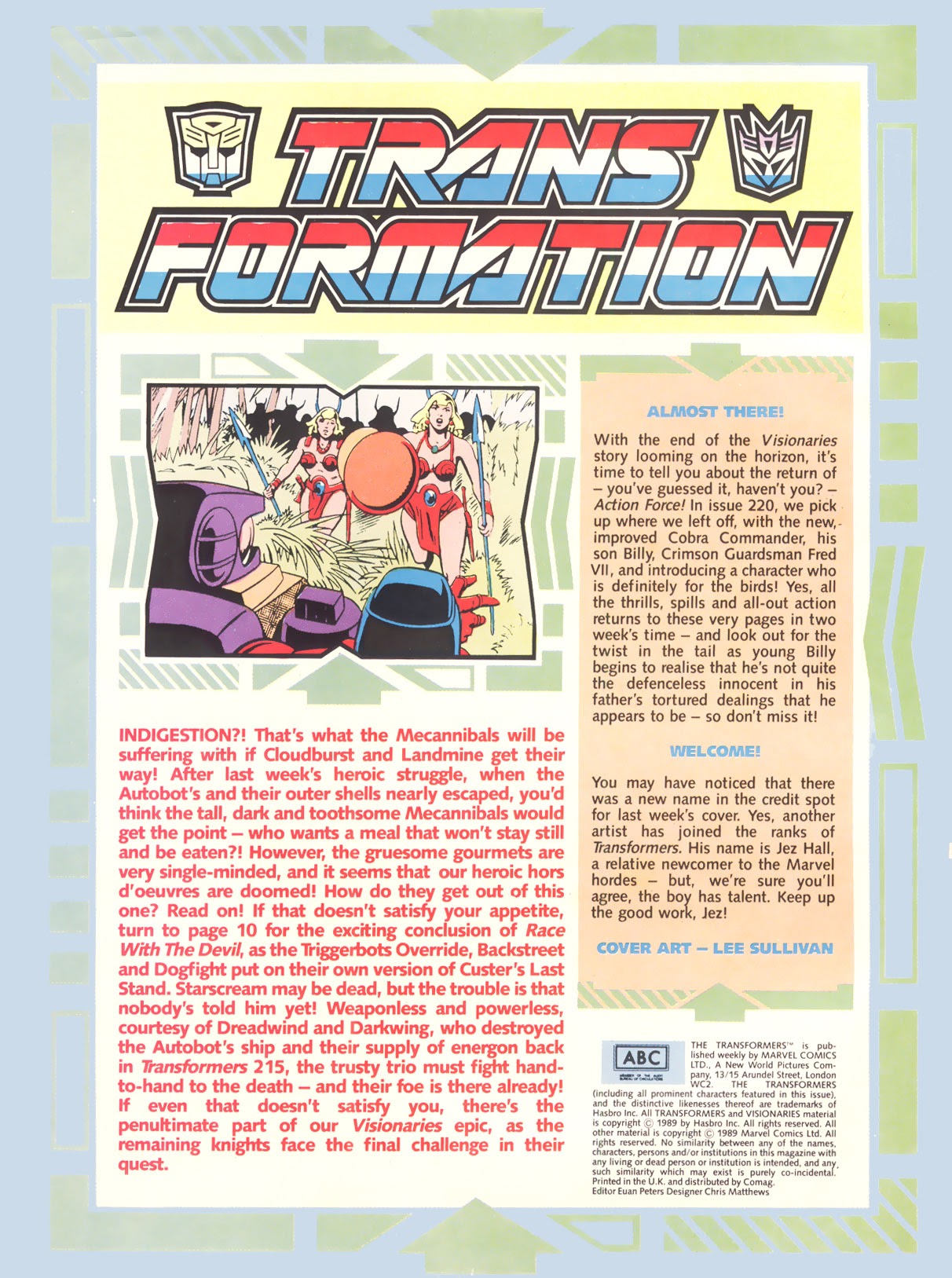 Read online The Transformers (UK) comic -  Issue #218 - 2