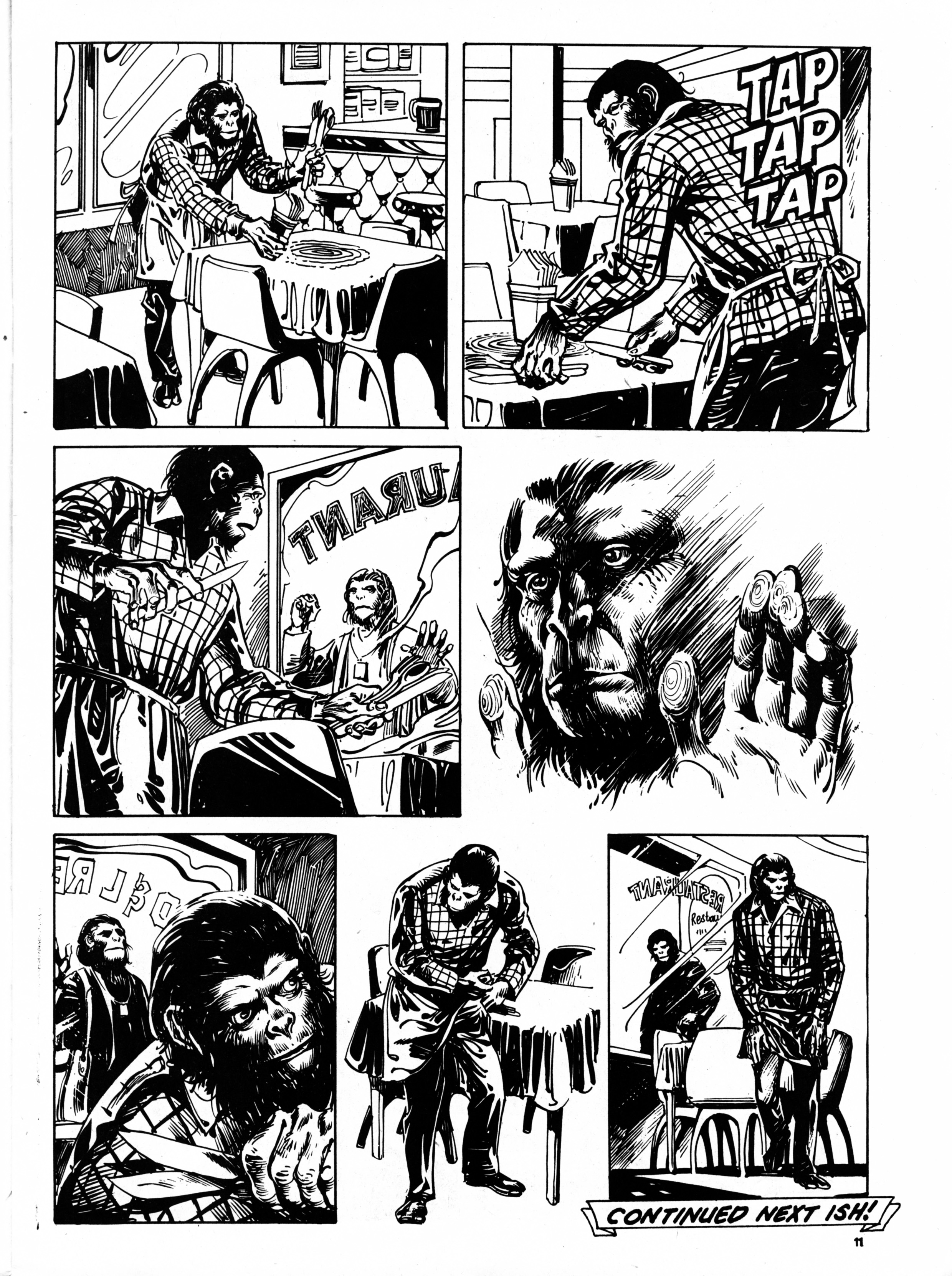 Read online Planet of the Apes (1974) comic -  Issue #69 - 11