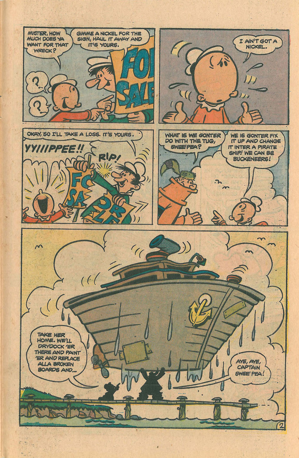 Read online Popeye (1948) comic -  Issue #127 - 27