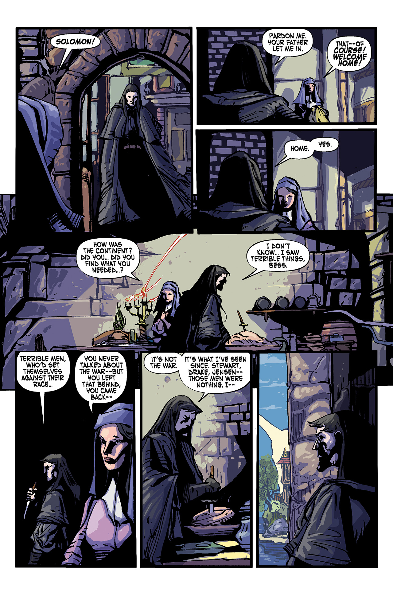 Read online Solomon Kane: Death's Black Riders comic -  Issue #4 - 26