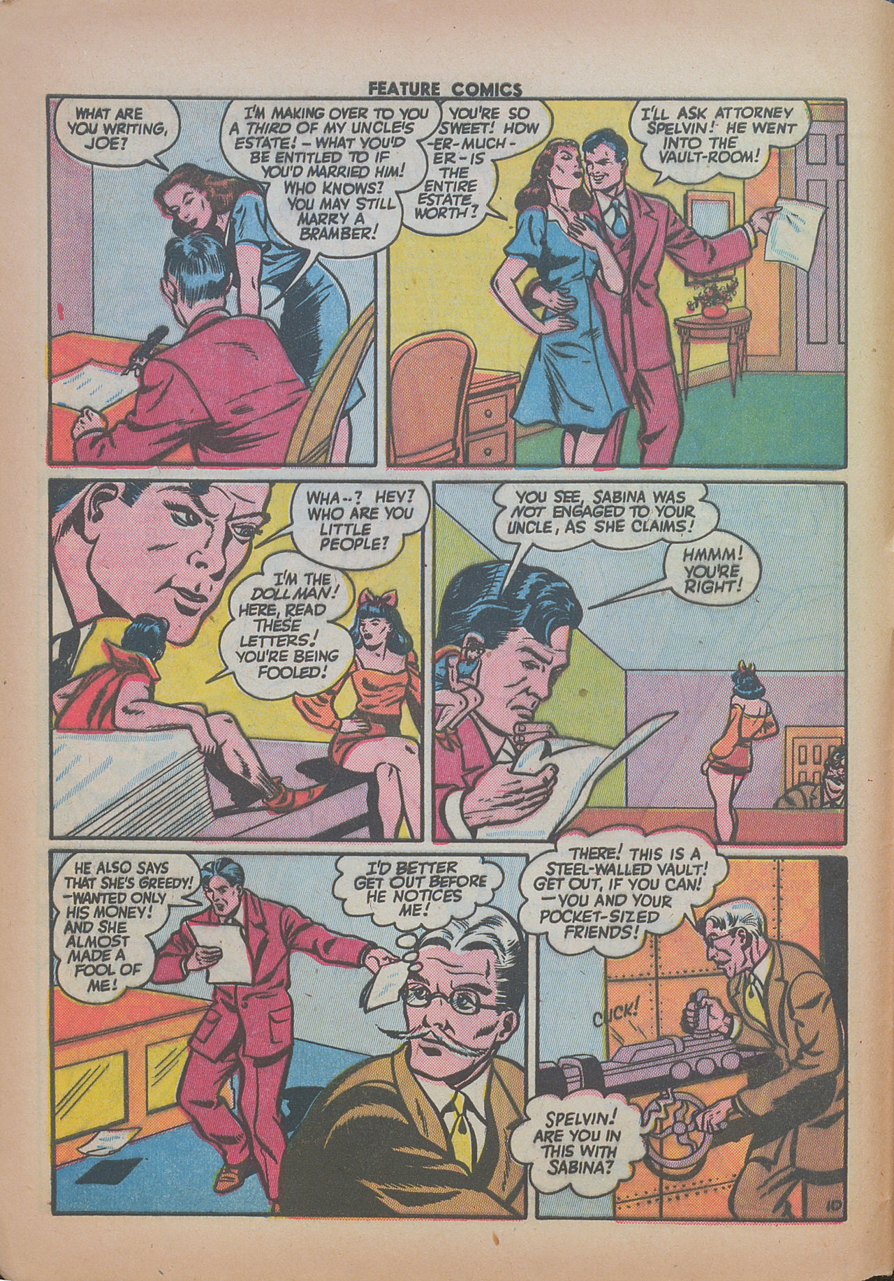 Read online Feature Comics comic -  Issue #77 - 12