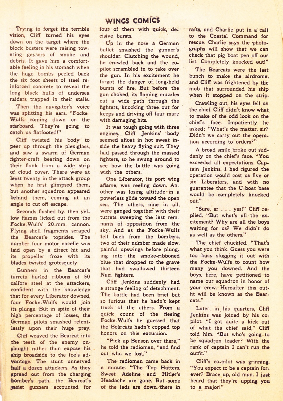 Read online Wings Comics comic -  Issue #34 - 49