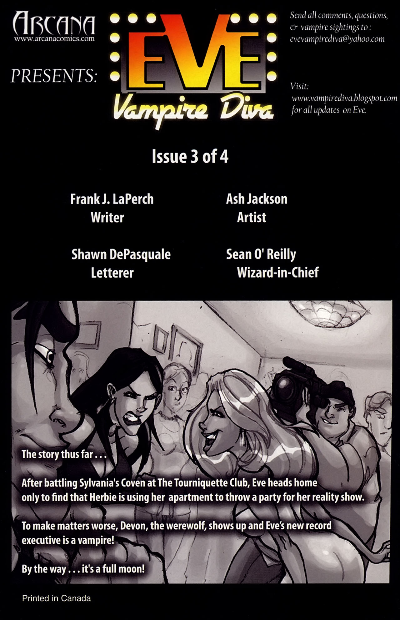 Read online Eve: Vampire Diva comic -  Issue #3 - 2