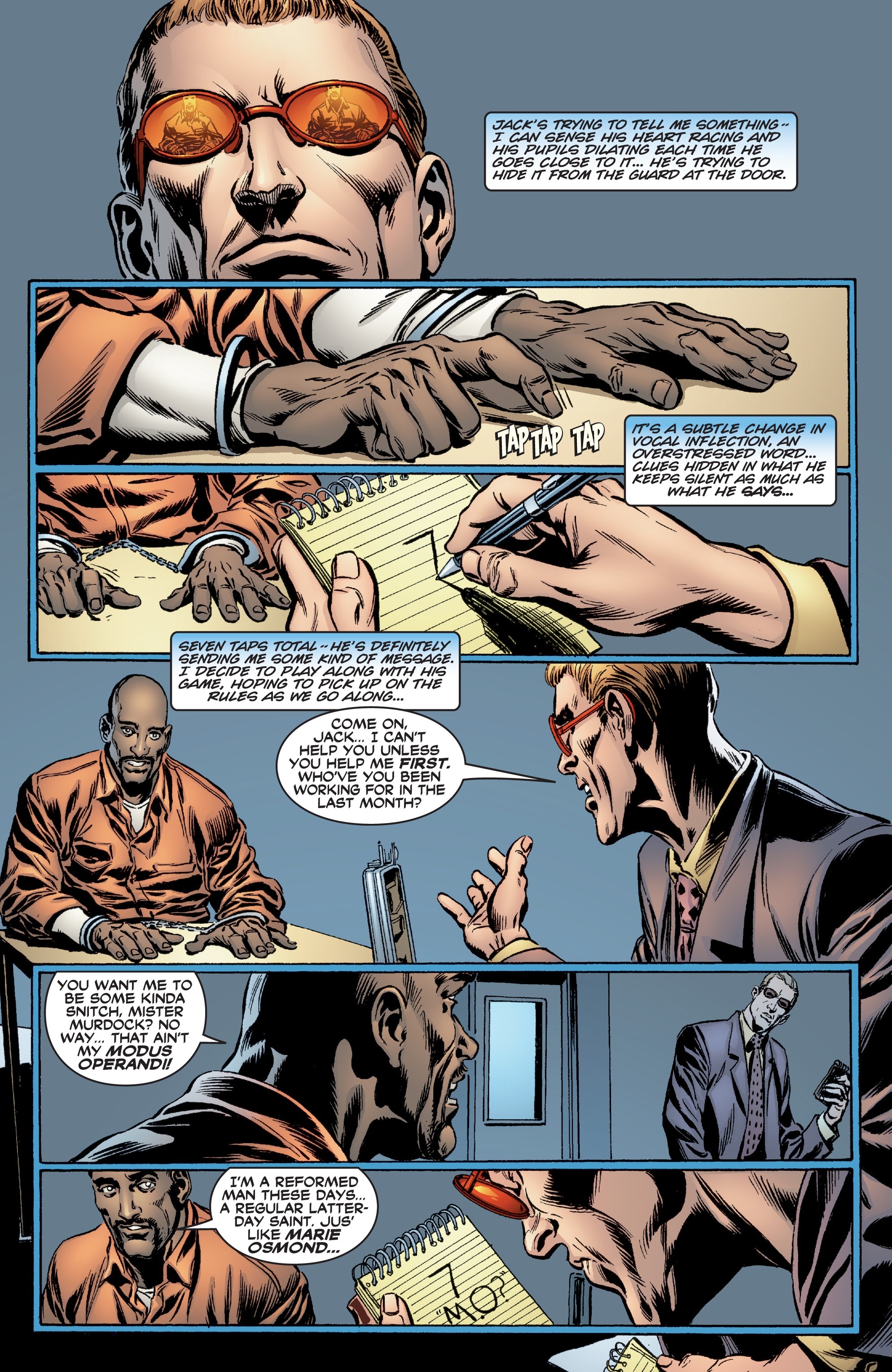 Read online Marvel Knights Daredevil by Bendis, Jenkins, Gale & Mack: Unusual Suspects comic -  Issue # TPB (Part 1) - 87