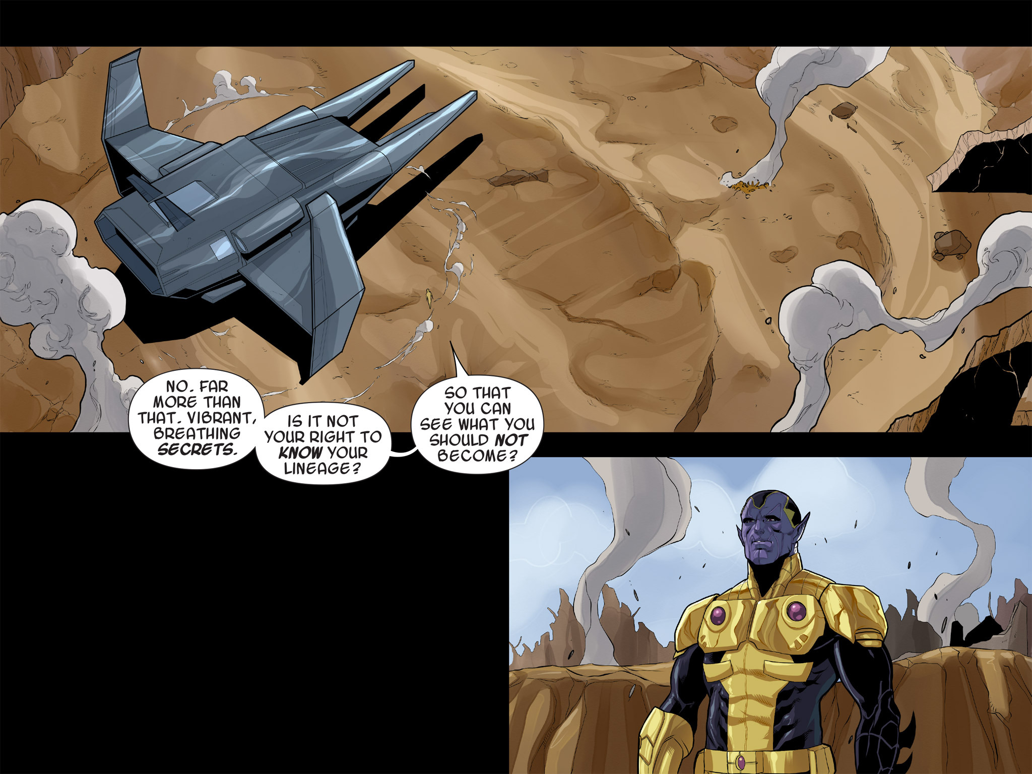 Read online Thanos: A God Up There Listening comic -  Issue # TPB - 36