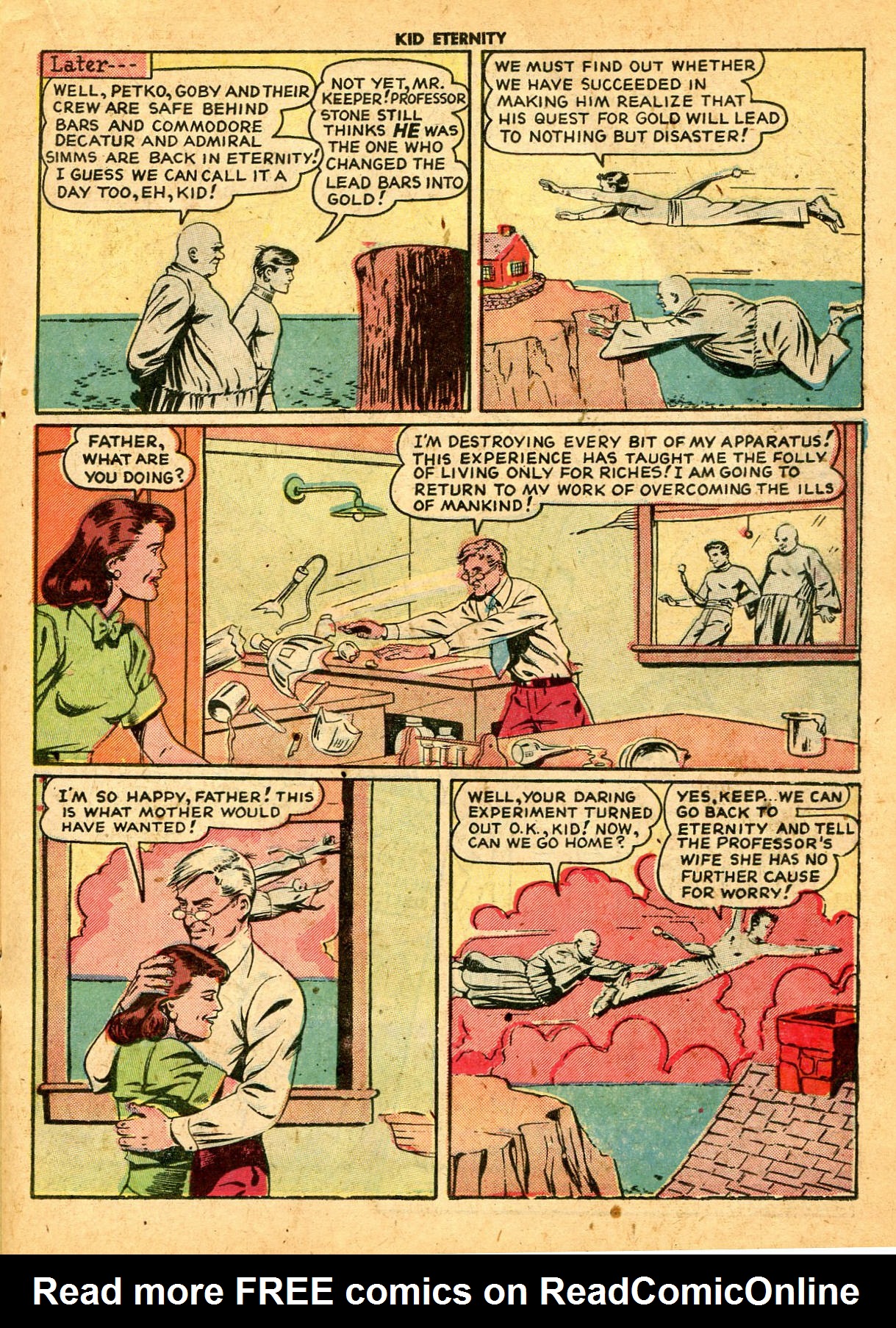 Read online Kid Eternity (1946) comic -  Issue #14 - 25
