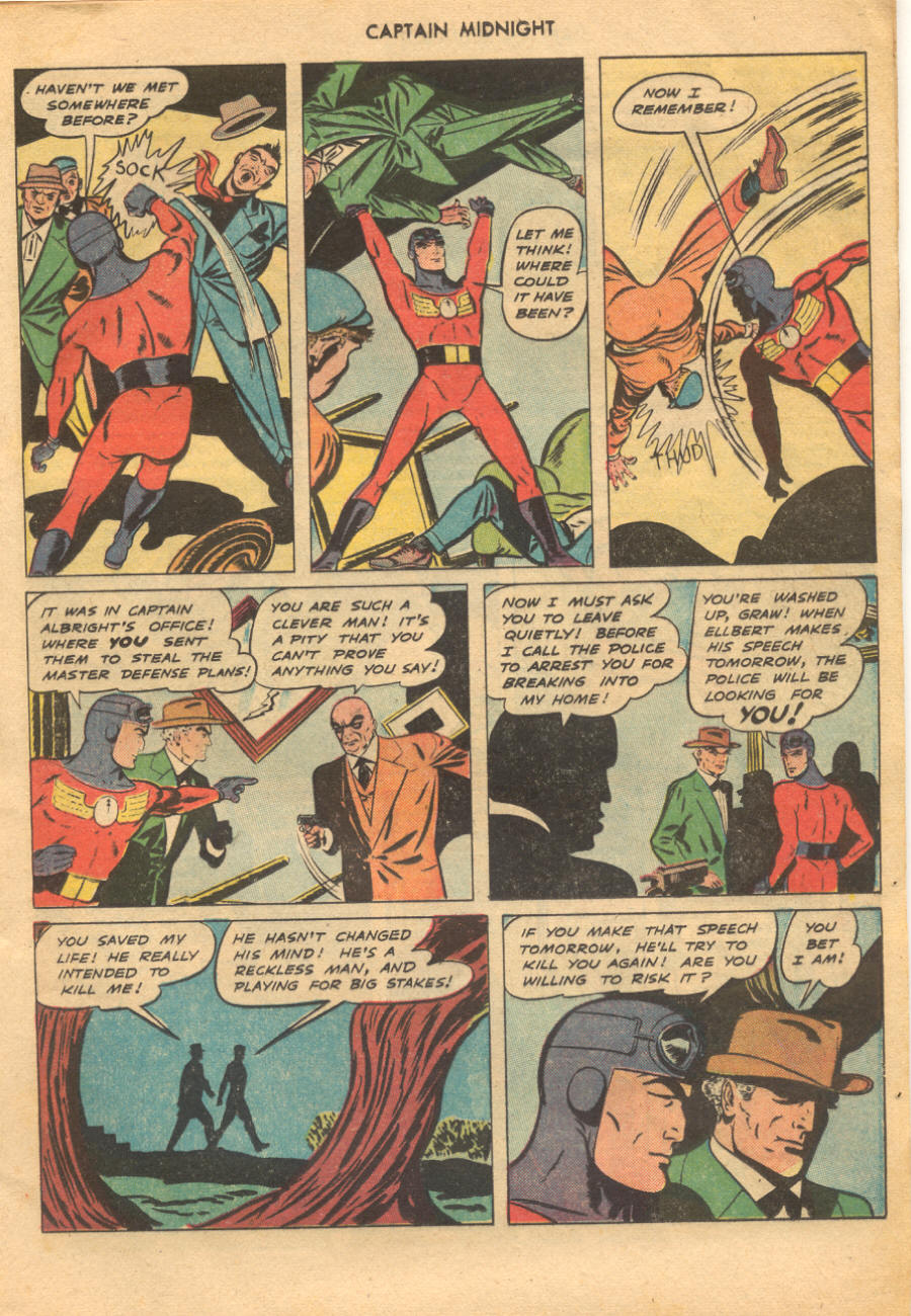Read online Captain Midnight (1942) comic -  Issue #51 - 13