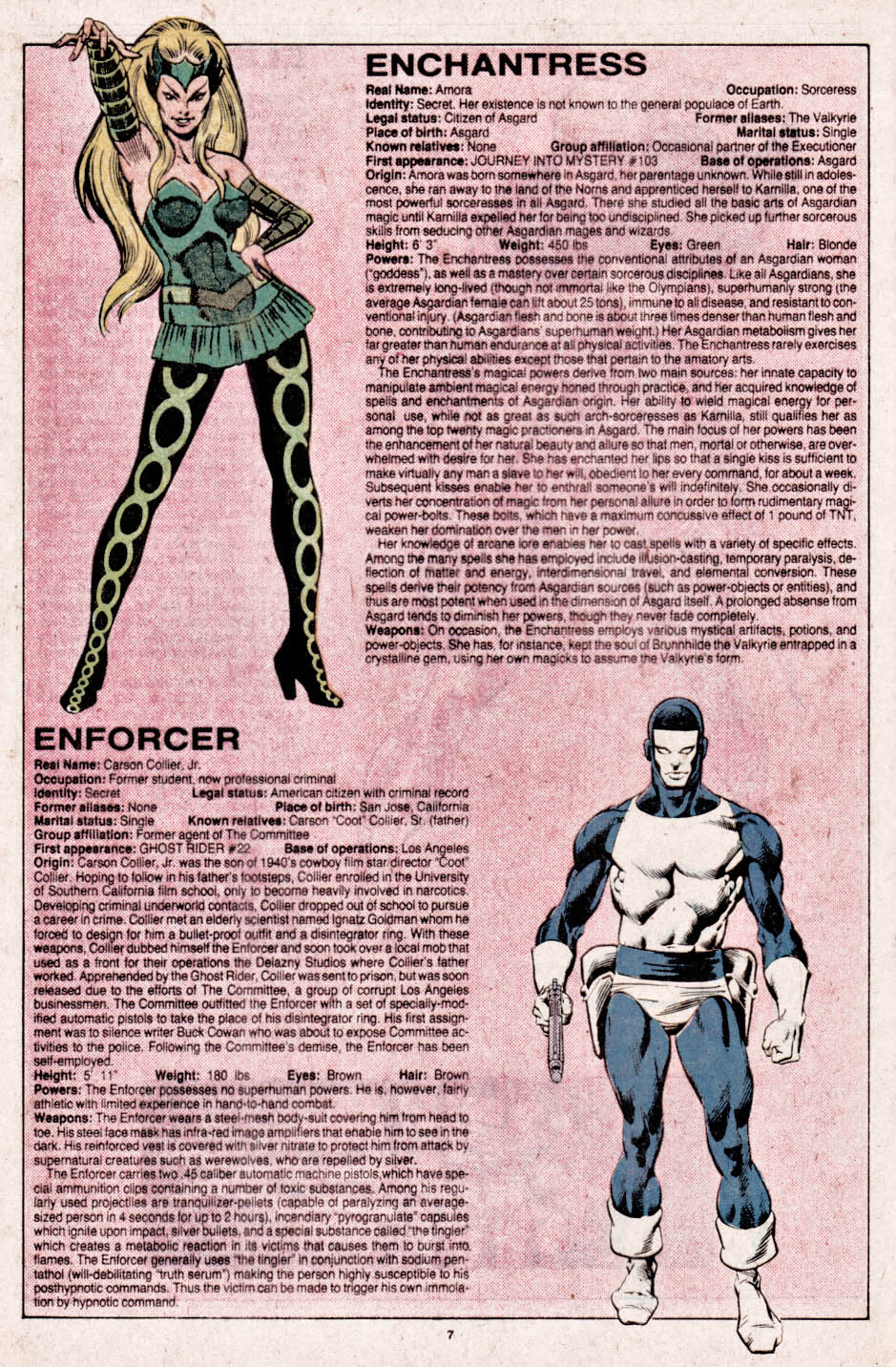 Read online The Official Handbook of the Marvel Universe comic -  Issue #4 - 8