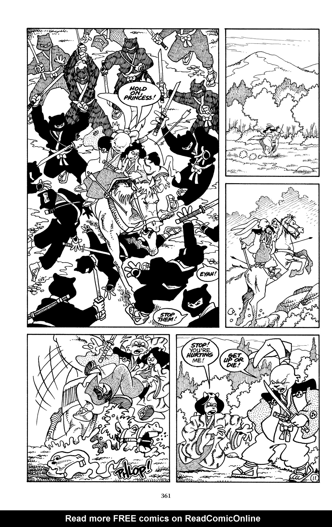 Read online The Usagi Yojimbo Saga comic -  Issue # TPB 1 - 353