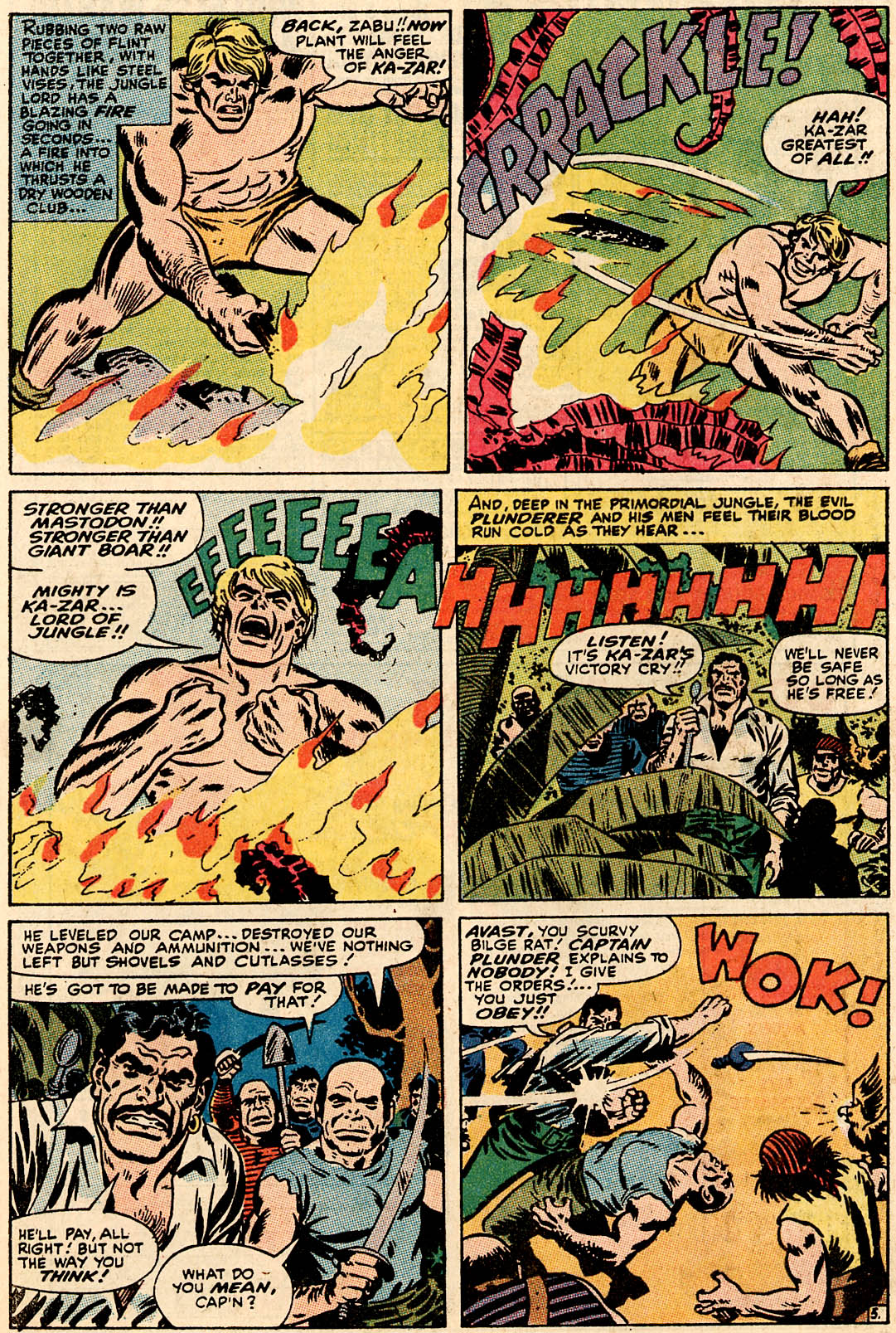 Read online Ka-Zar (1970) comic -  Issue #2 - 37