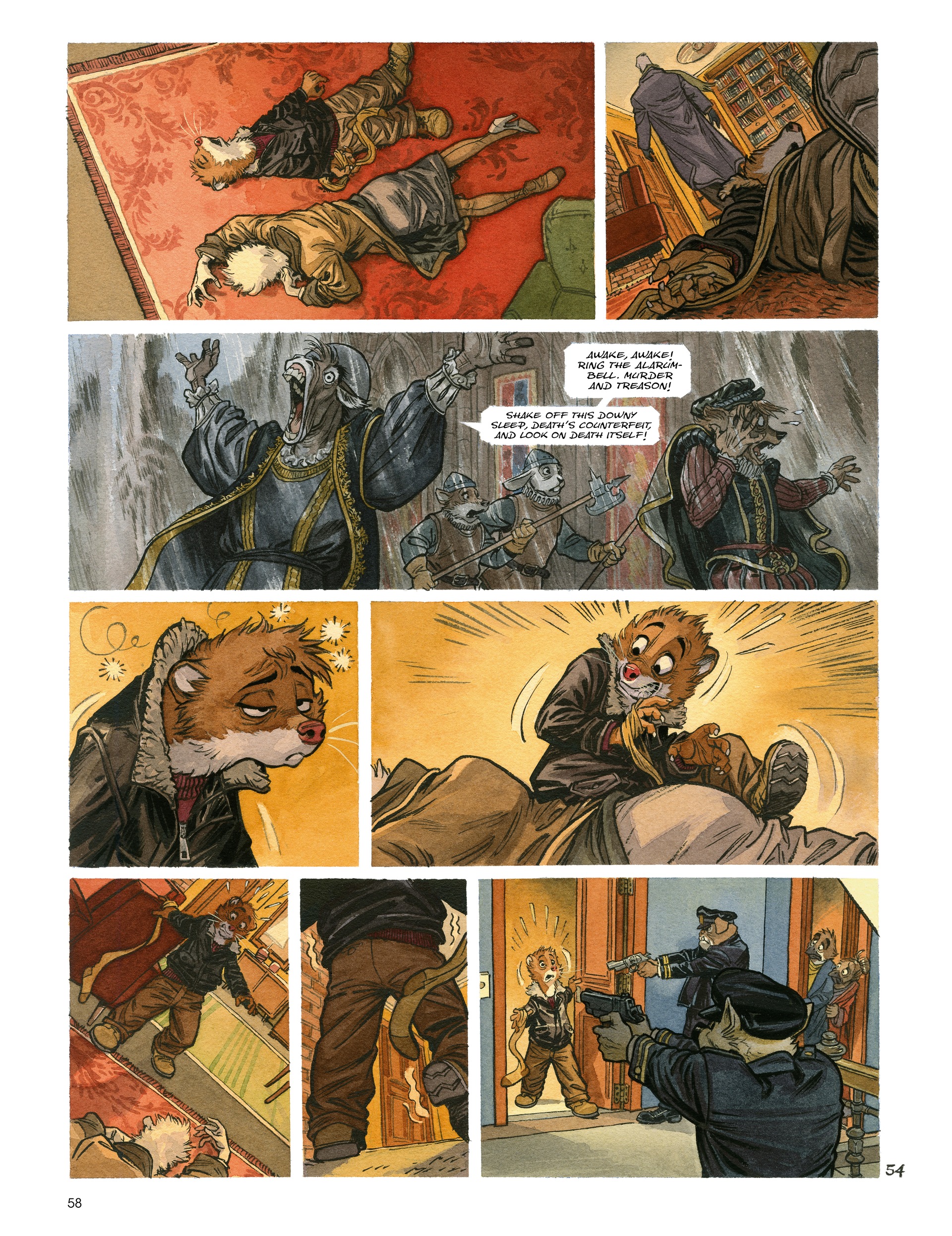 Read online Blacksad: They All Fall Down · Part One comic -  Issue # TPB - 60