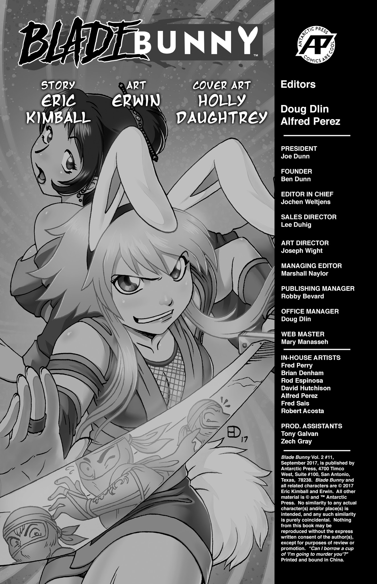 Read online Blade Bunny Vol.2 comic -  Issue #11 - 2