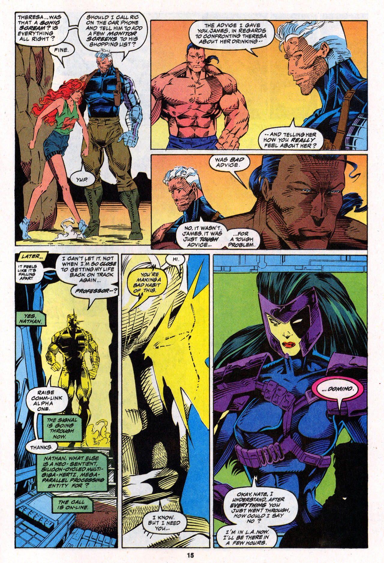 Read online X-Force (1991) comic -  Issue #29 - 16