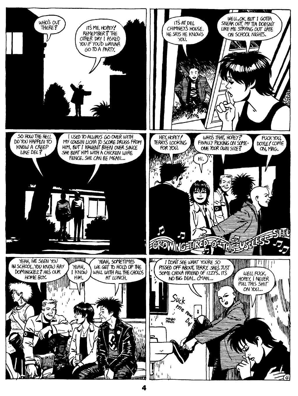 Read online Love and Rockets (1982) comic -  Issue #19 - 6