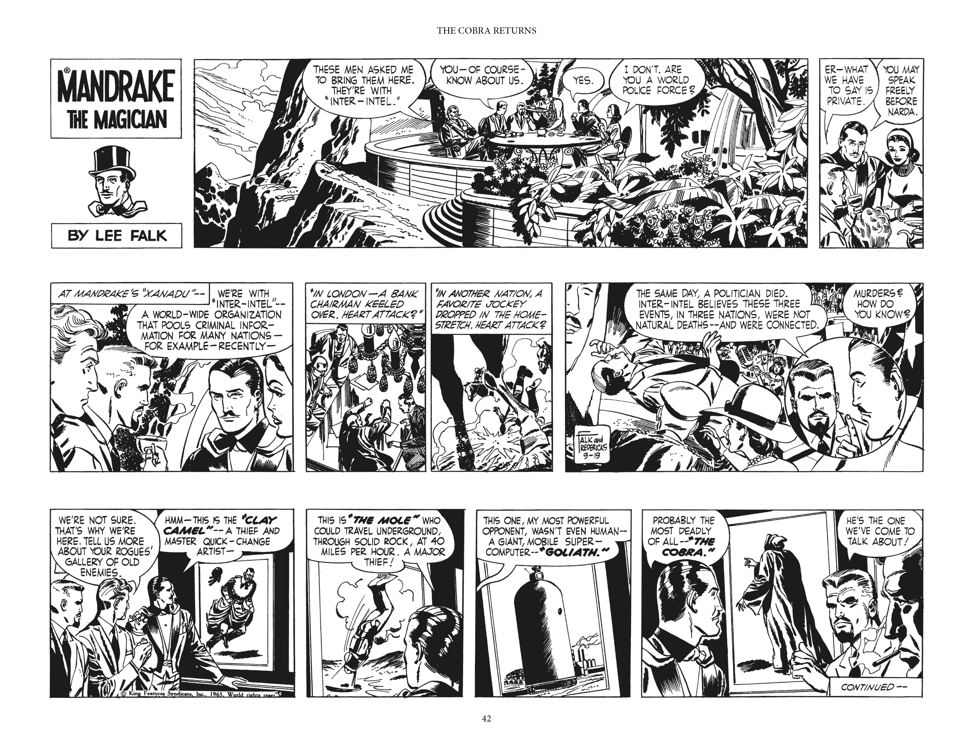 Read online Mandrake the Magician: The Fred Fredricks Sundays comic -  Issue # TPB (Part 1) - 43