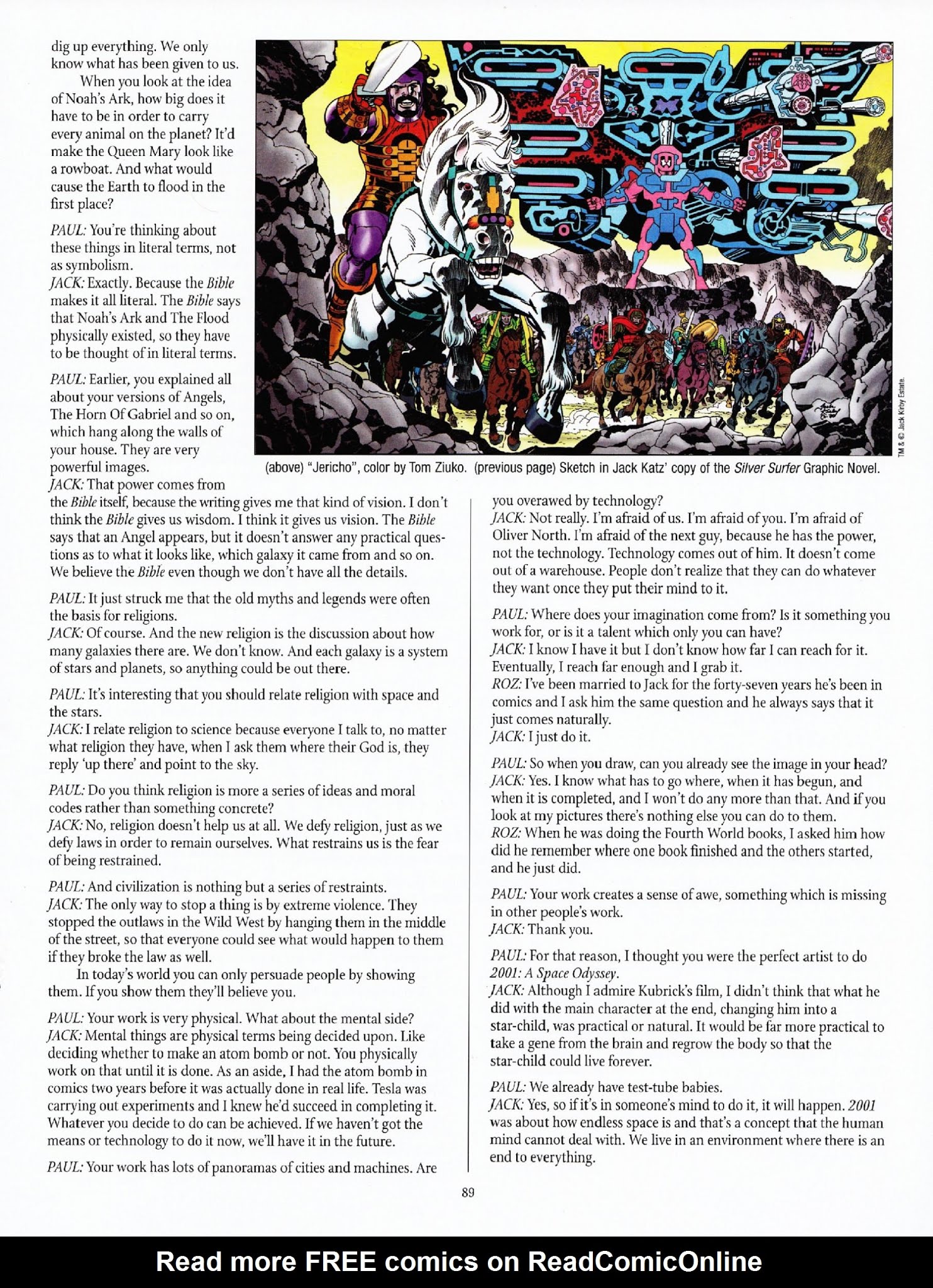 Read online The Jack Kirby Collector comic -  Issue #61 - 88