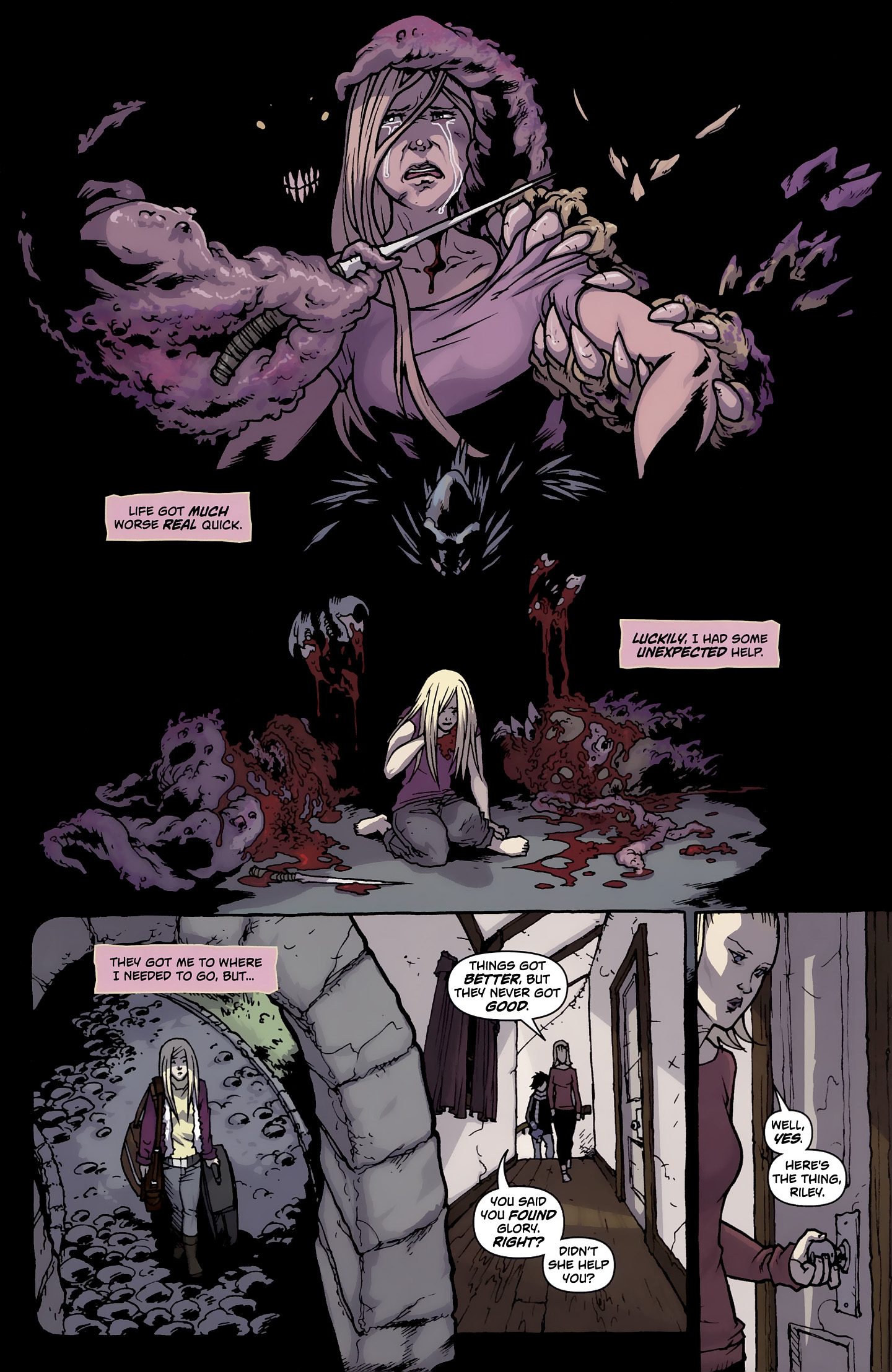 Read online Glory comic -  Issue #23 - 26