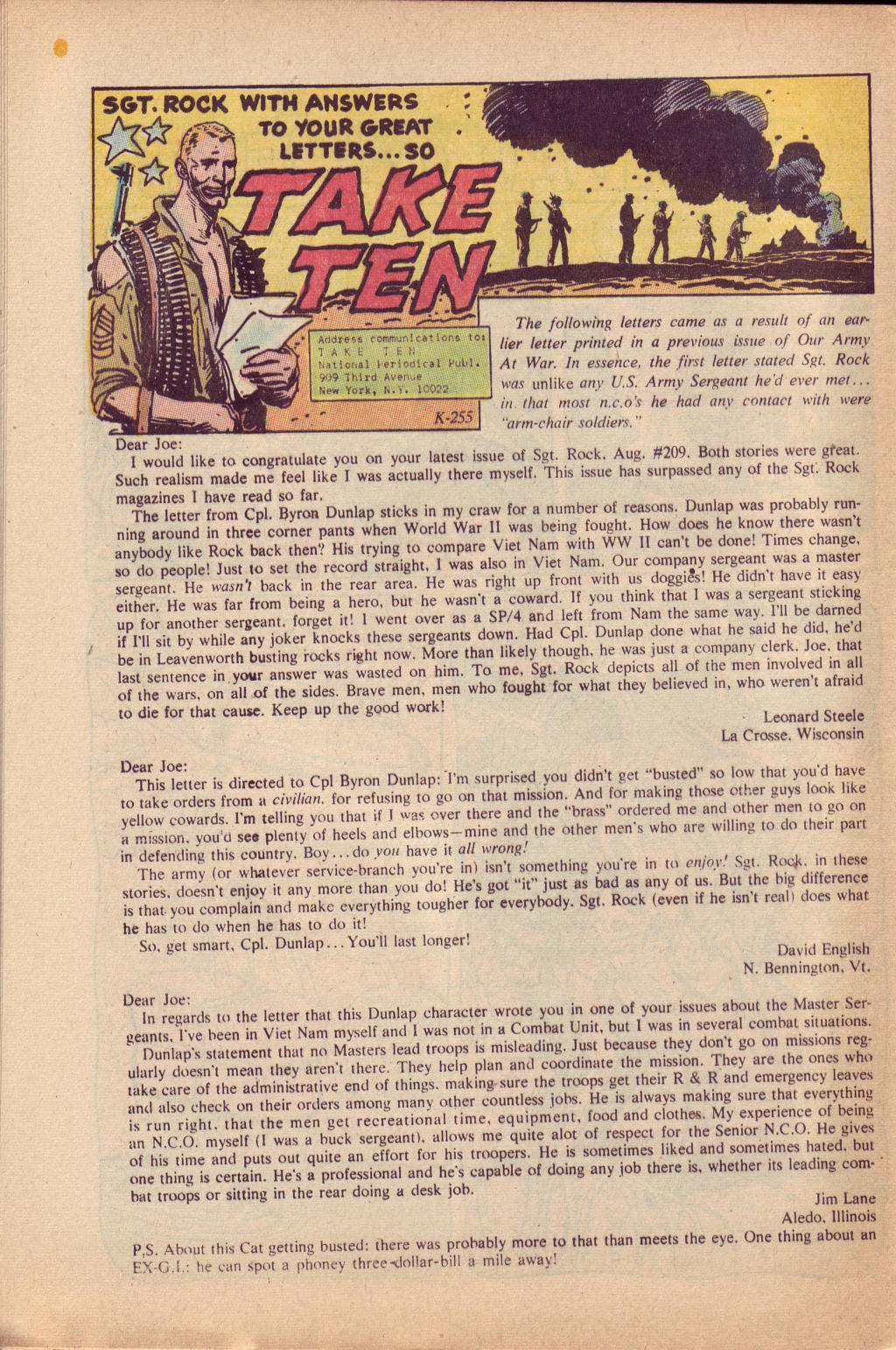 Read online Our Army at War (1952) comic -  Issue #214 - 32