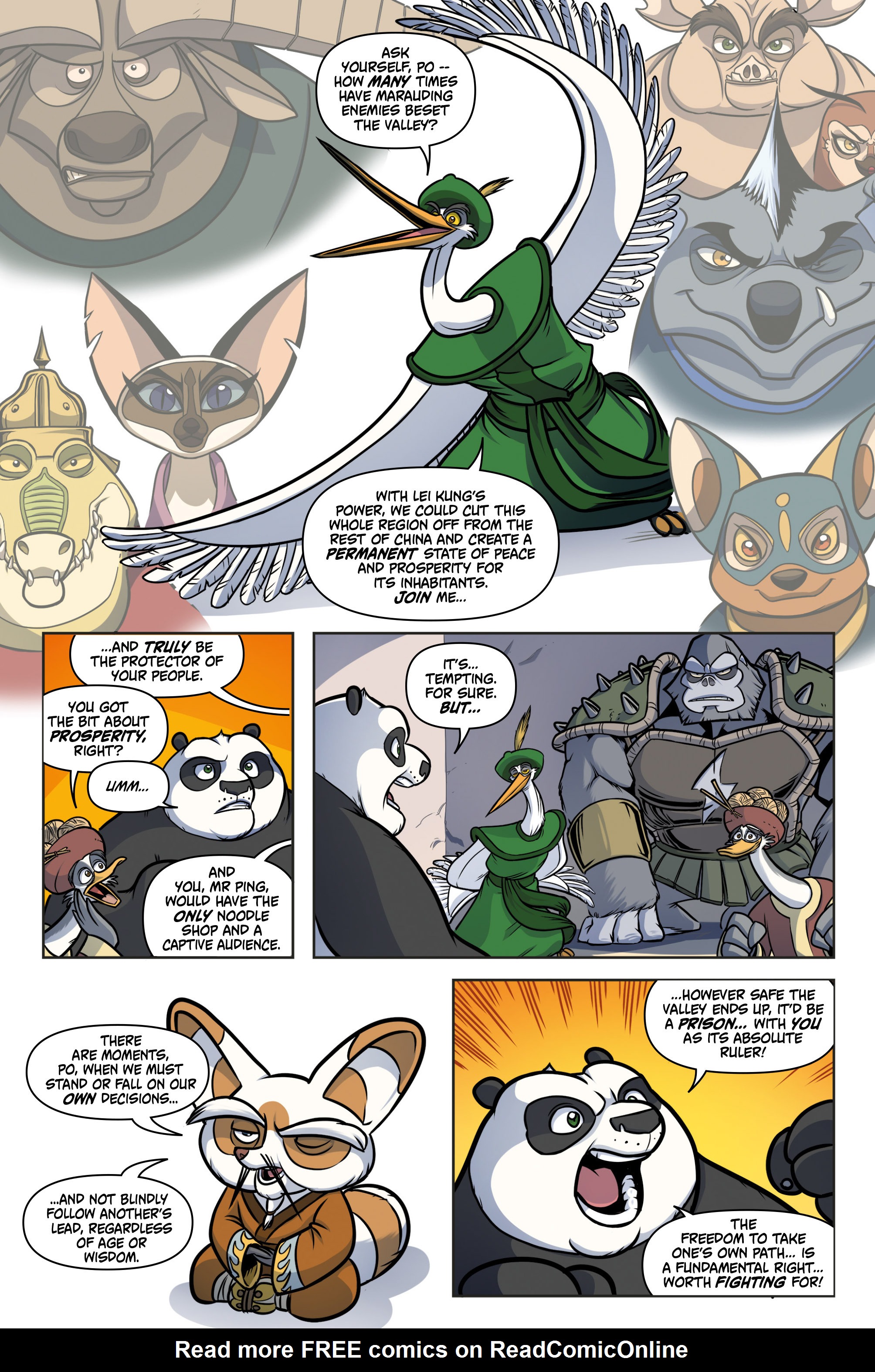 Read online DreamWorks Kung Fu Panda comic -  Issue #3 - 19