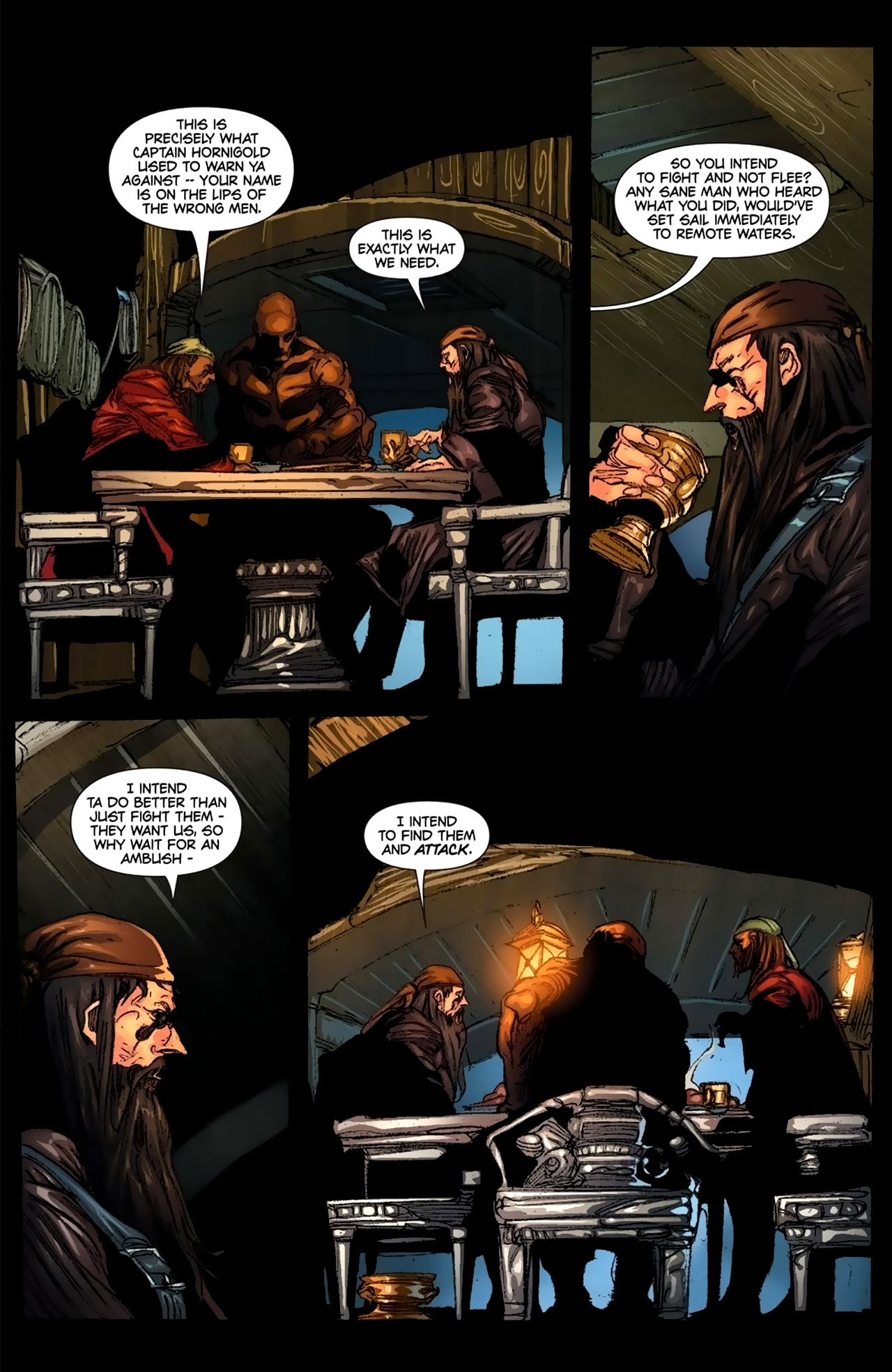 Read online Blackbeard: Legend of the Pyrate King comic -  Issue #6 - 7