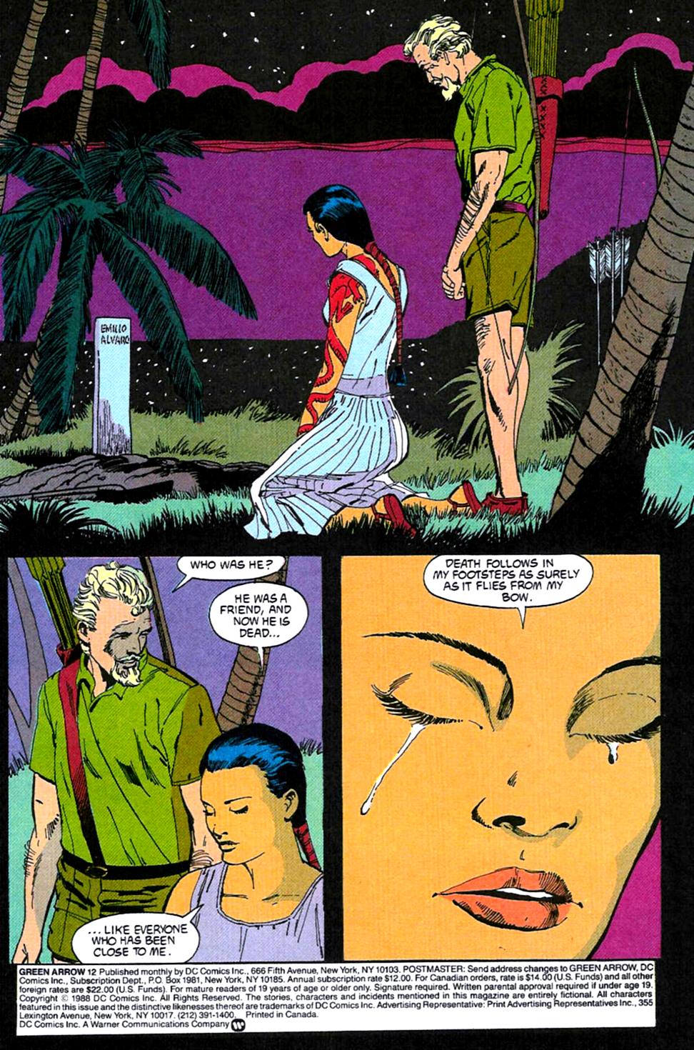 Read online Green Arrow (1988) comic -  Issue #12 - 2