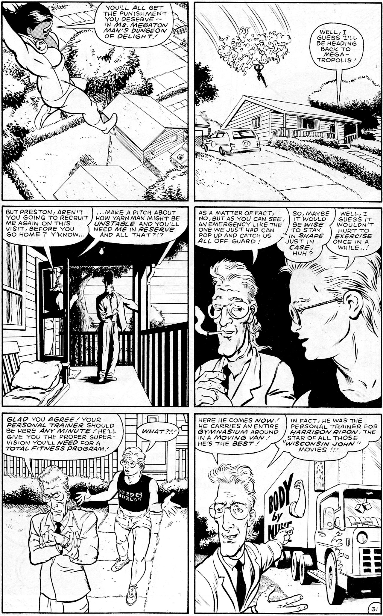 Read online Megaton Man Meets The Uncatergorizable X-Them comic -  Issue # Full - 33