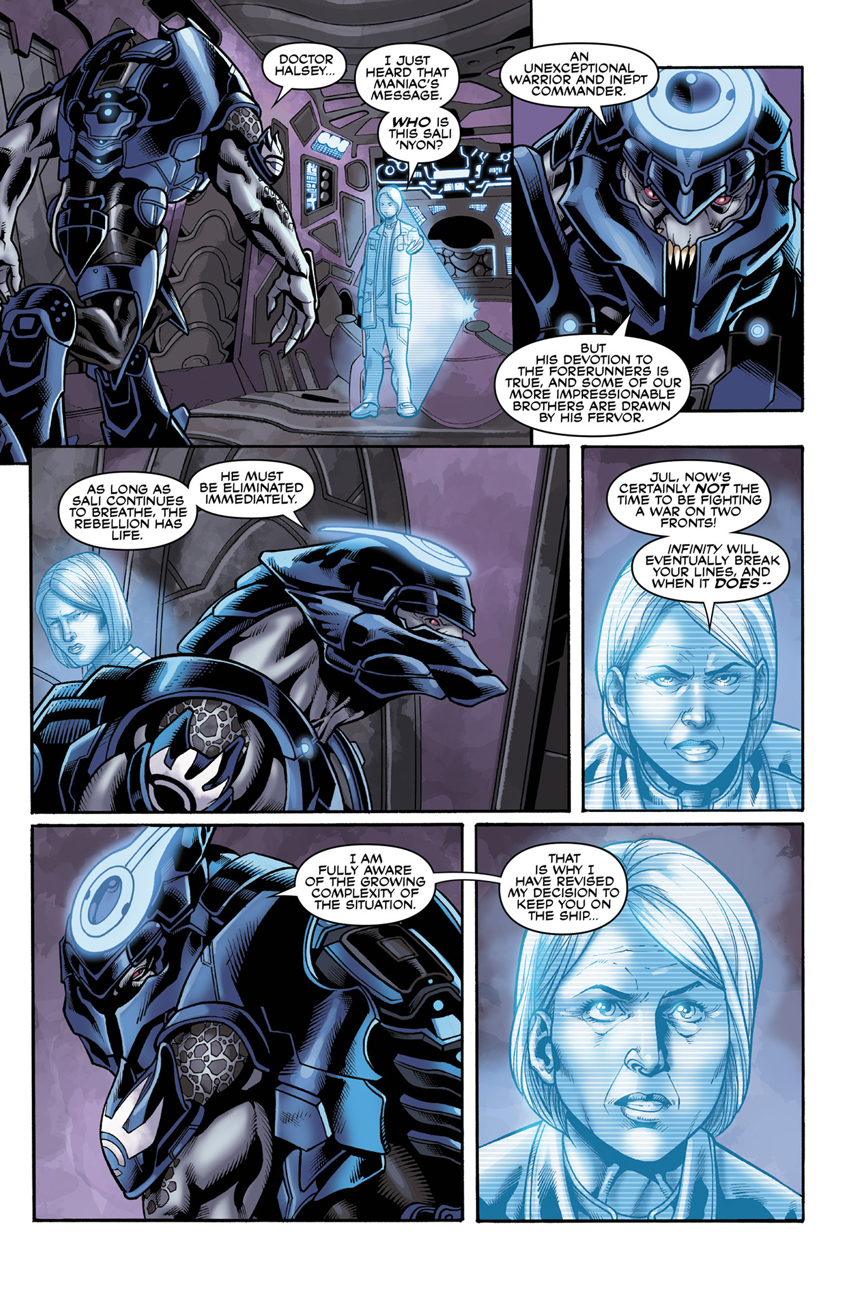 Read online Halo: Escalation comic -  Issue #15 - 9