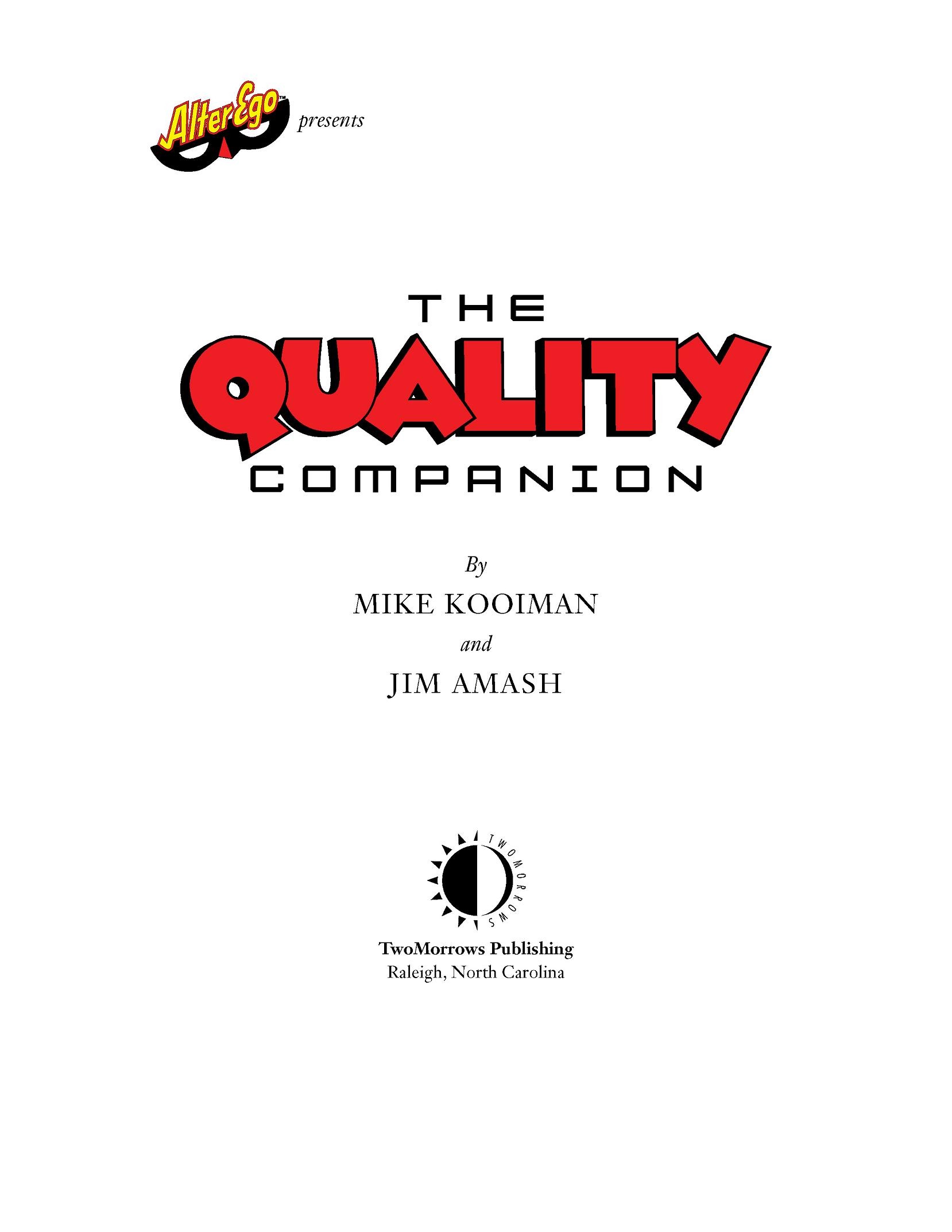 Read online The Quality Companion comic -  Issue # TPB (Part 1) - 67