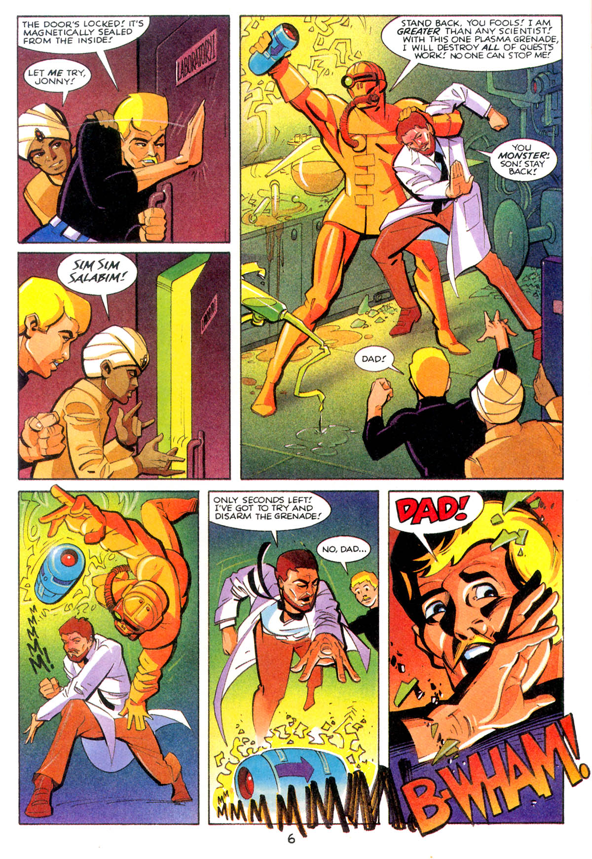 Read online Jonny Quest comic -  Issue #8 - 9