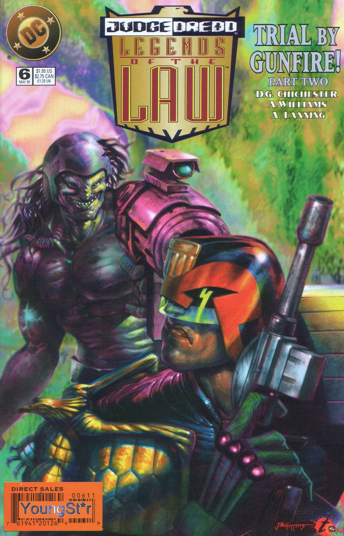 Read online Judge Dredd: Legends of the Law comic -  Issue #6 - 1