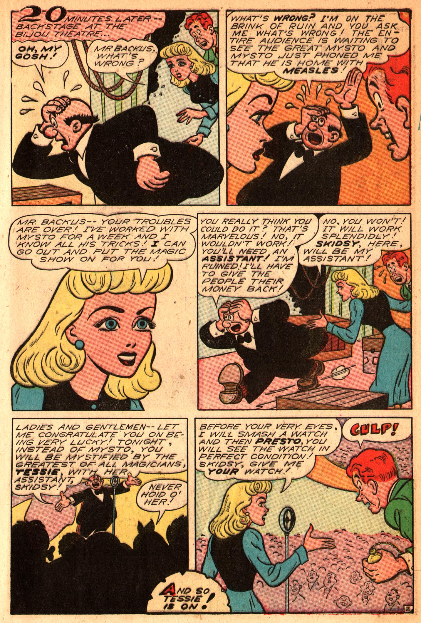 Read online Tessie the Typist comic -  Issue #10 - 13