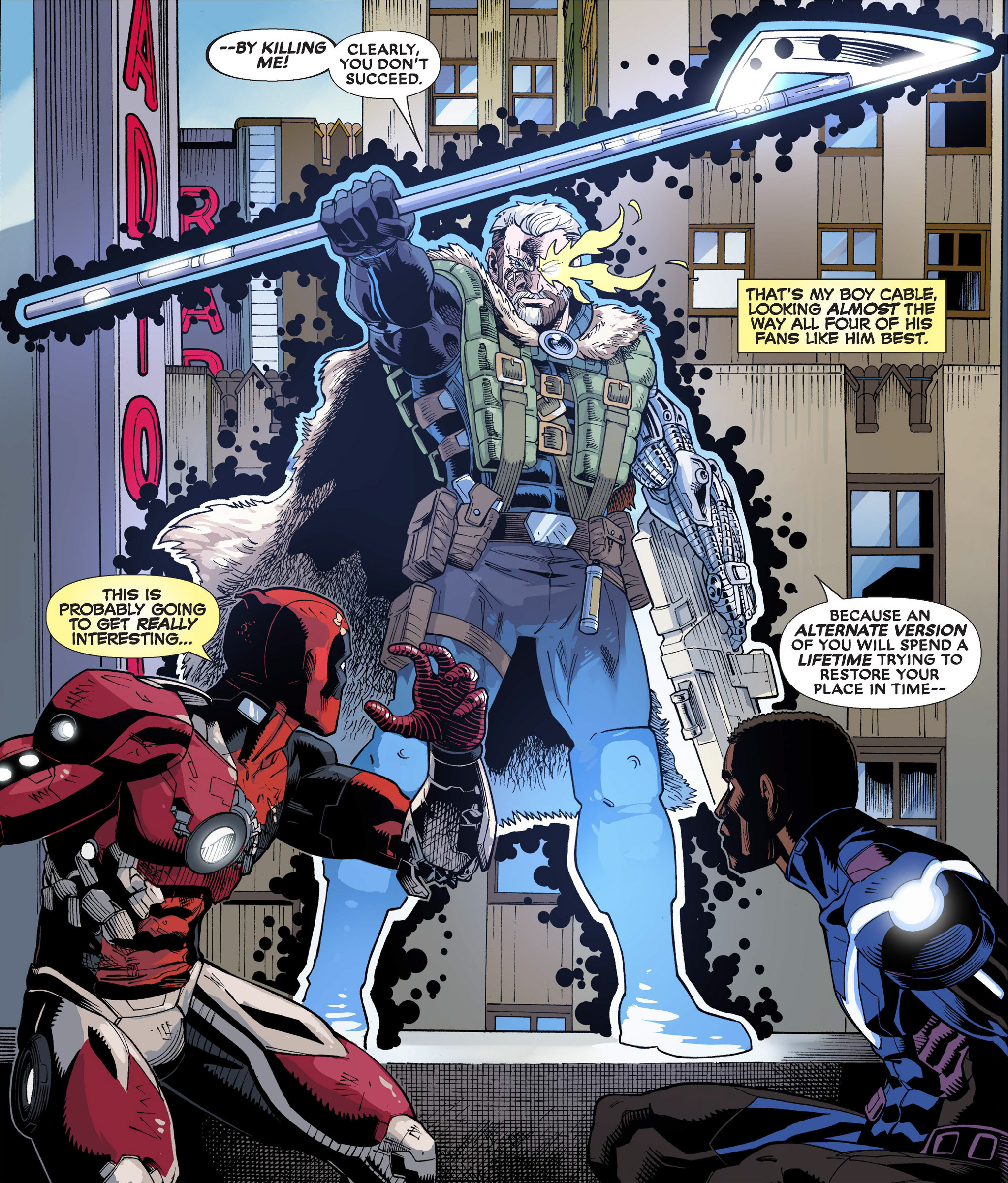Read online Deadpool & Cable: Split Second Infinite Comic comic -  Issue #6 - 19