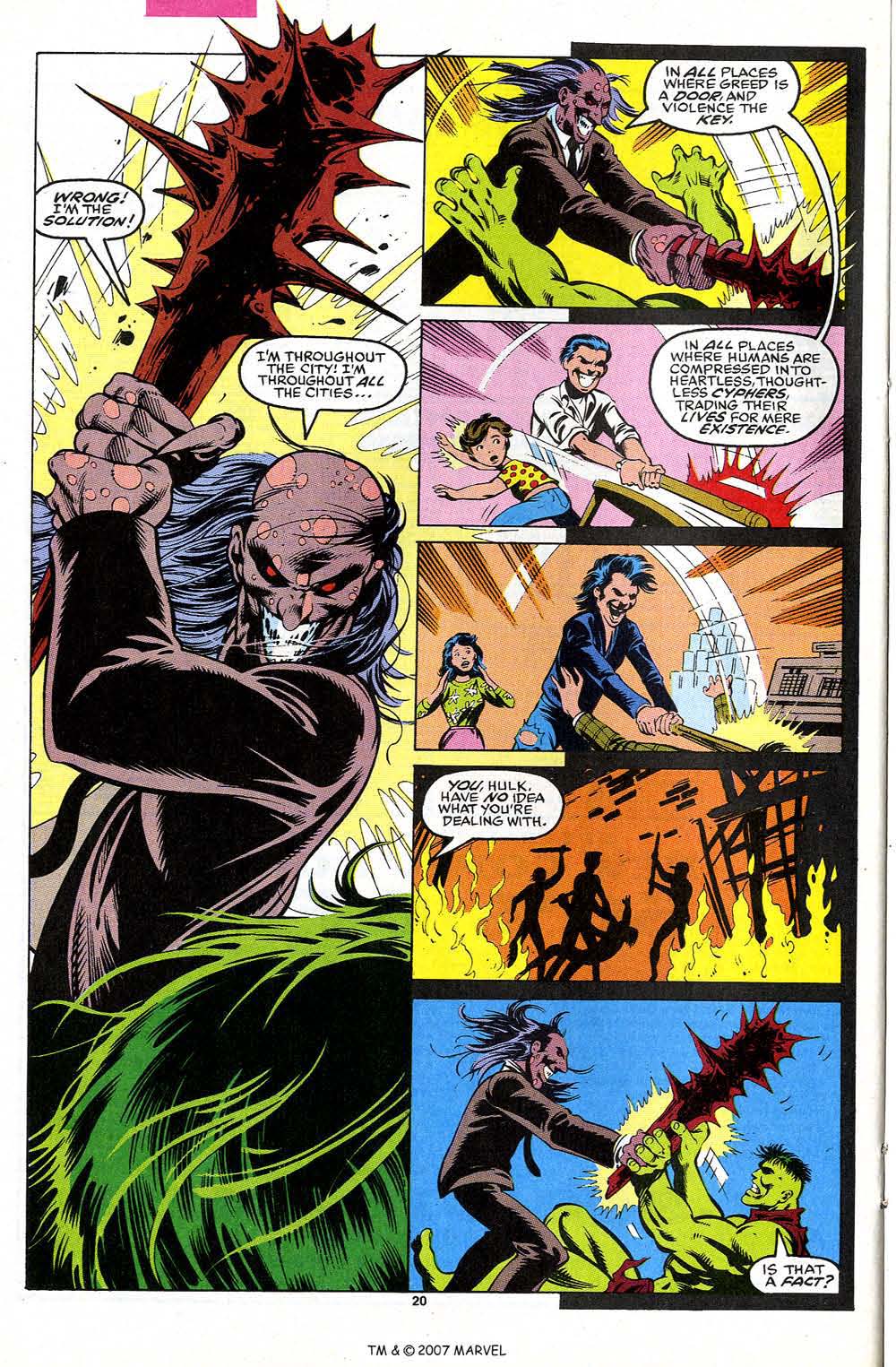 Read online The Incredible Hulk (1968) comic -  Issue #385 - 22