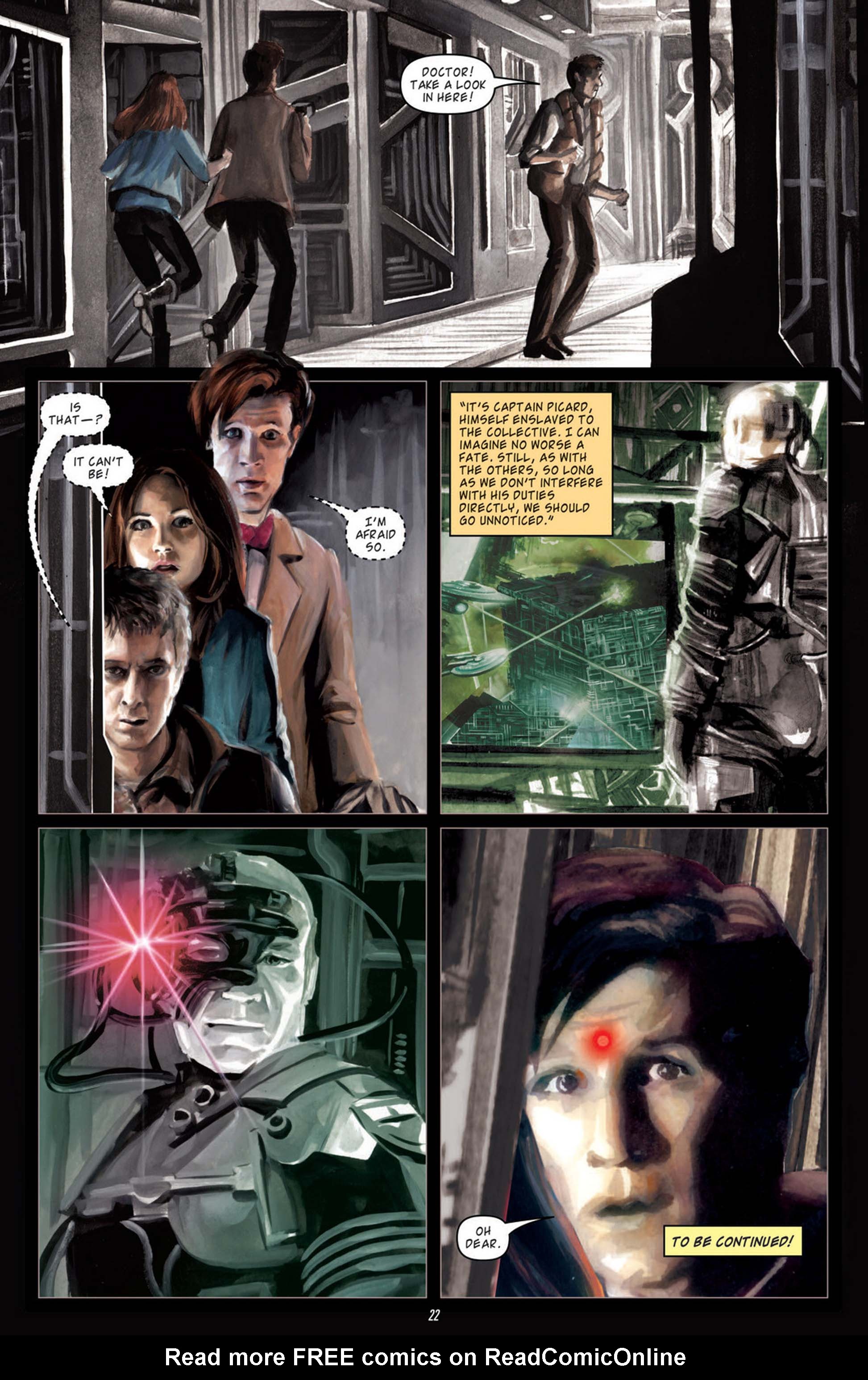 Read online Star Trek: The Next Generation/Doctor Who: Assimilation² comic -  Issue #6 - 25
