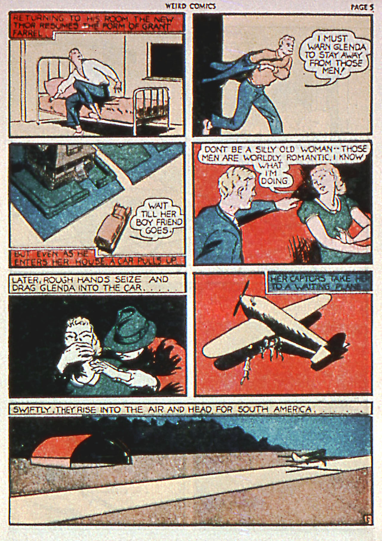 Read online Weird Comics comic -  Issue #1 - 7