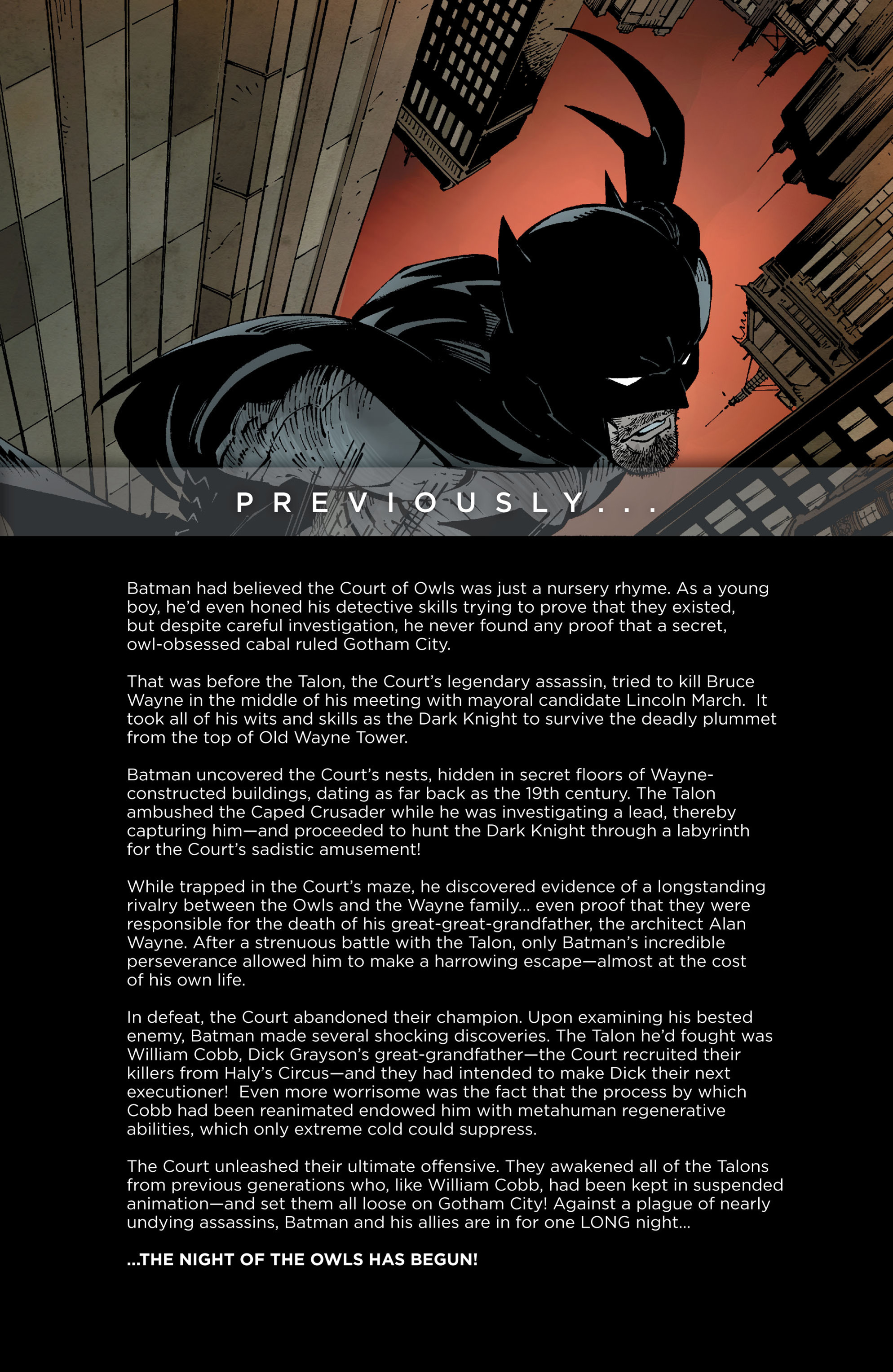 Read online Batman: Night of the Owls comic -  Issue # Full - 5