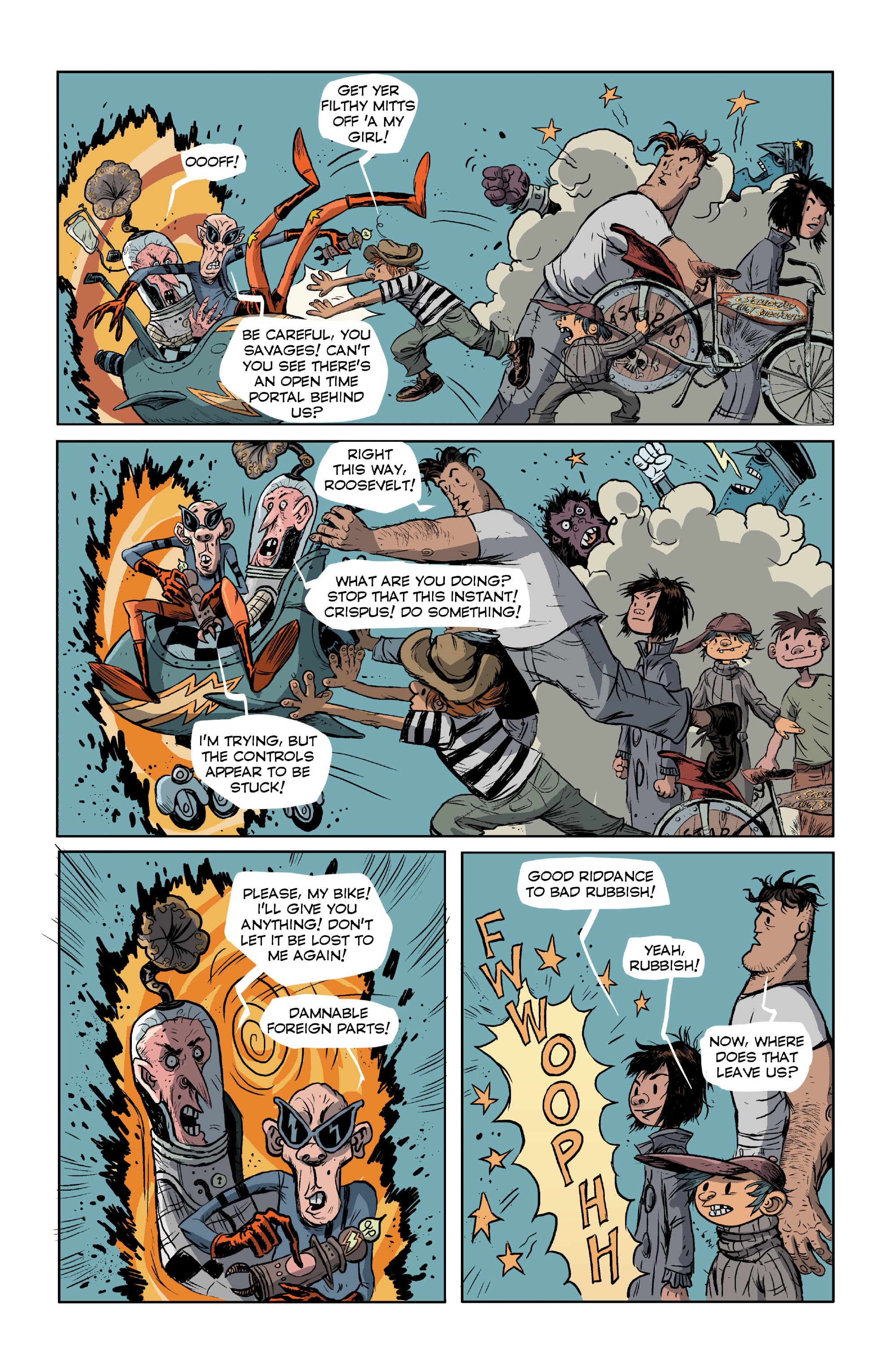 Read online The Unholy Bastards vs. the Future! comic -  Issue # Full - 21