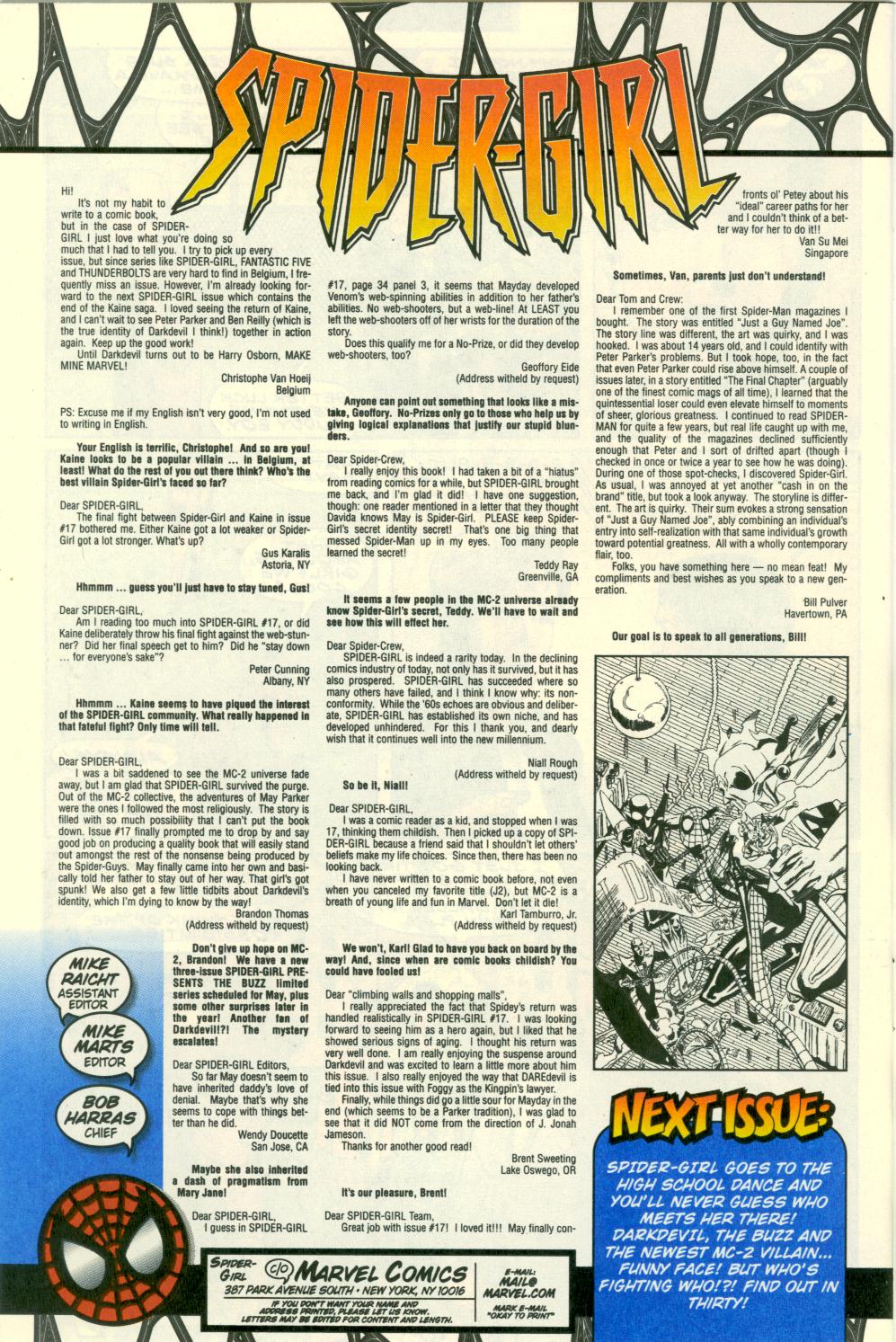 Read online Spider-Girl (1998) comic -  Issue #21 - 25