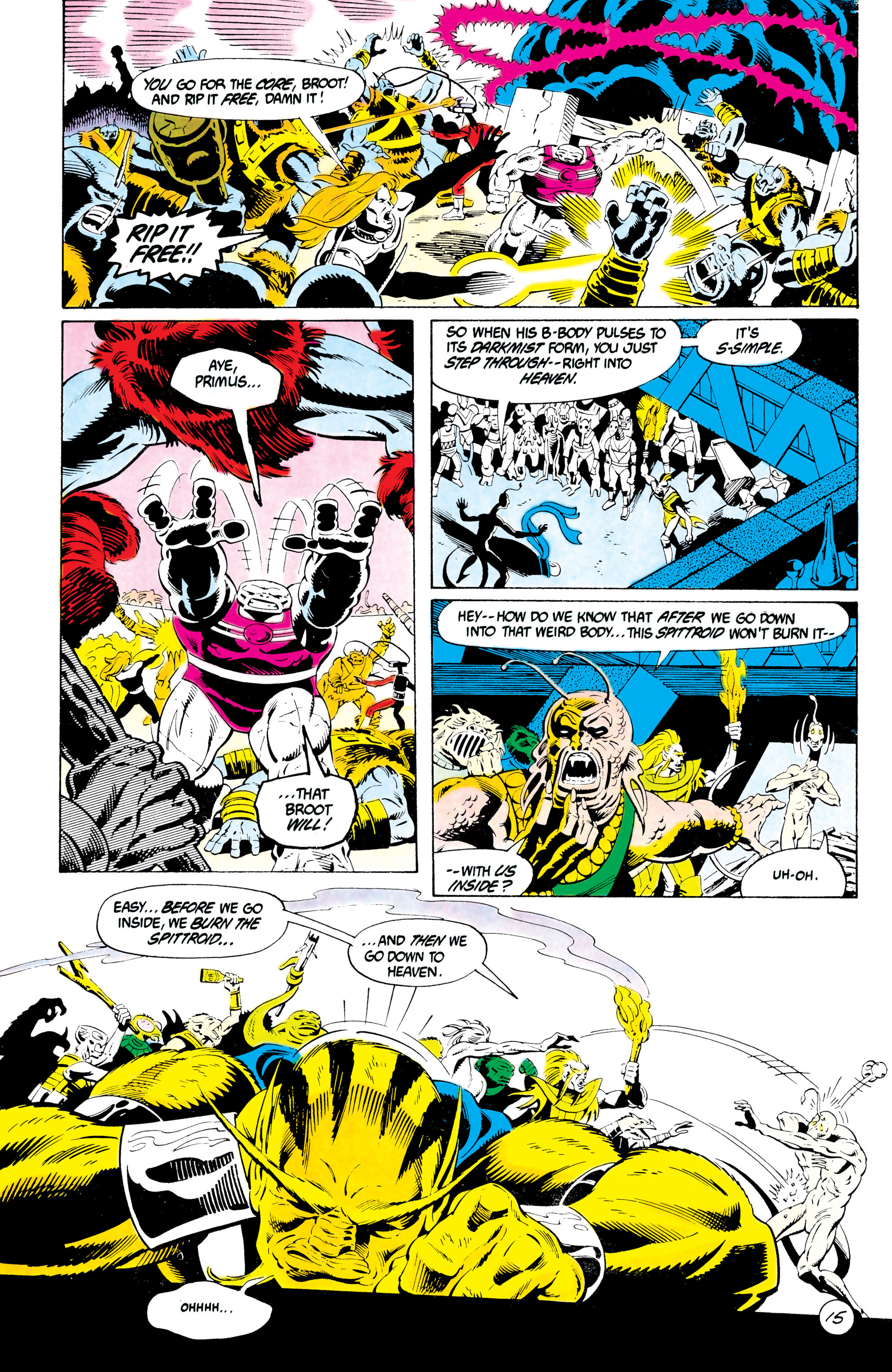 Read online The Omega Men (1983) comic -  Issue #23 - 16