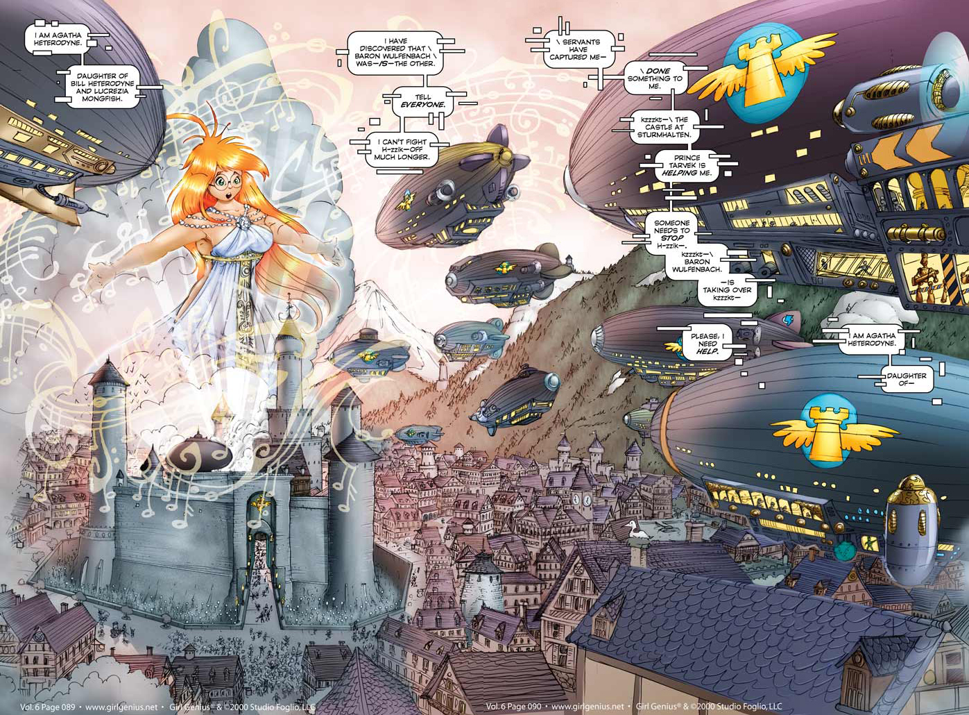 Read online Girl Genius (2002) comic -  Issue #6 - 90