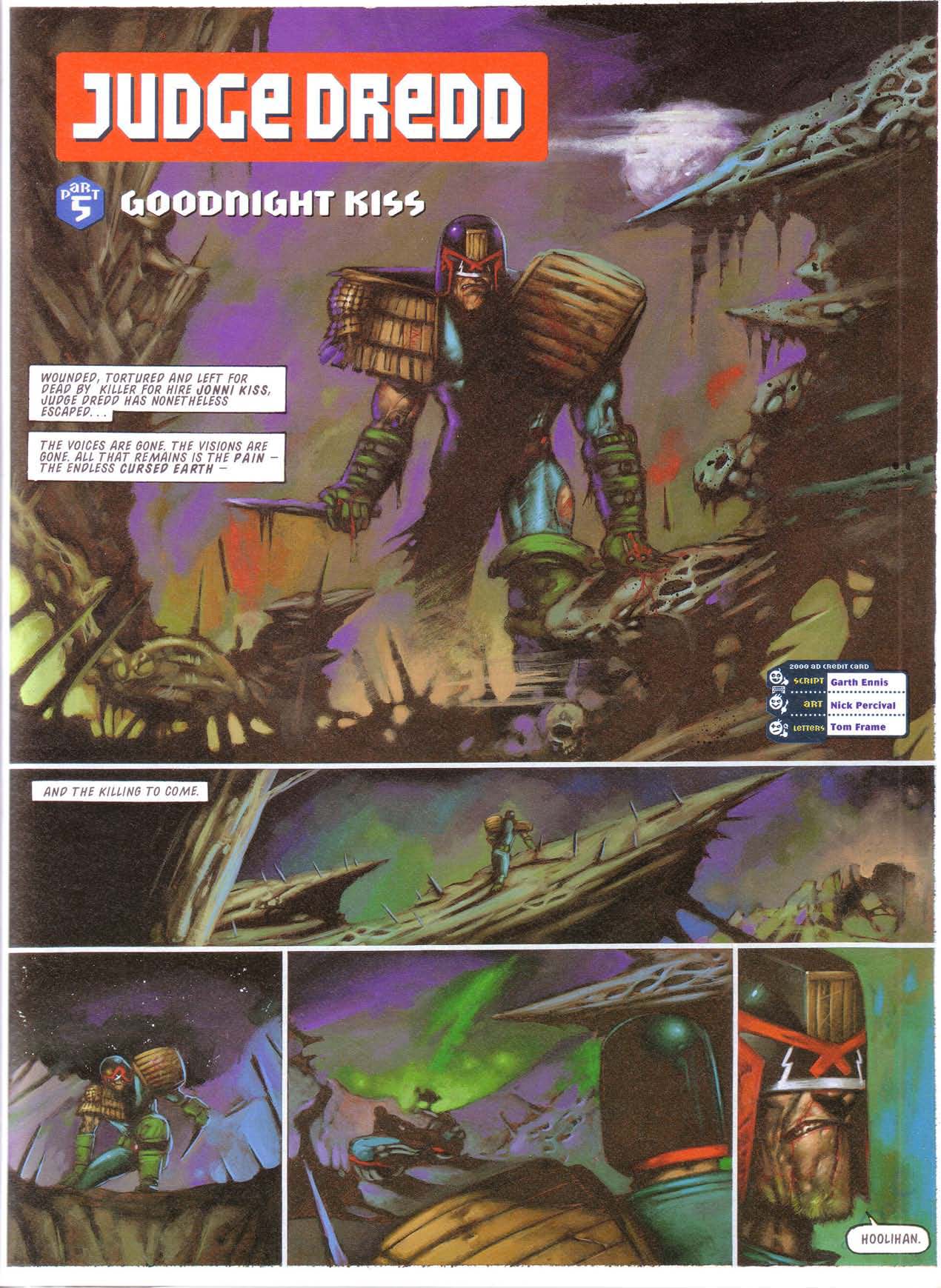 Read online Judge Dredd: Goodnight Kiss comic -  Issue # TPB - 63